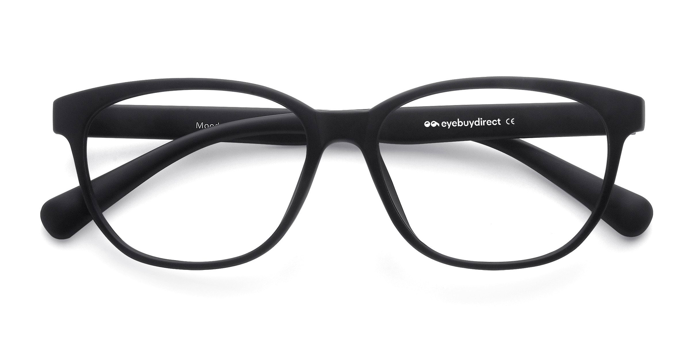 Matte Black Moody - Plastic Eyeglasses