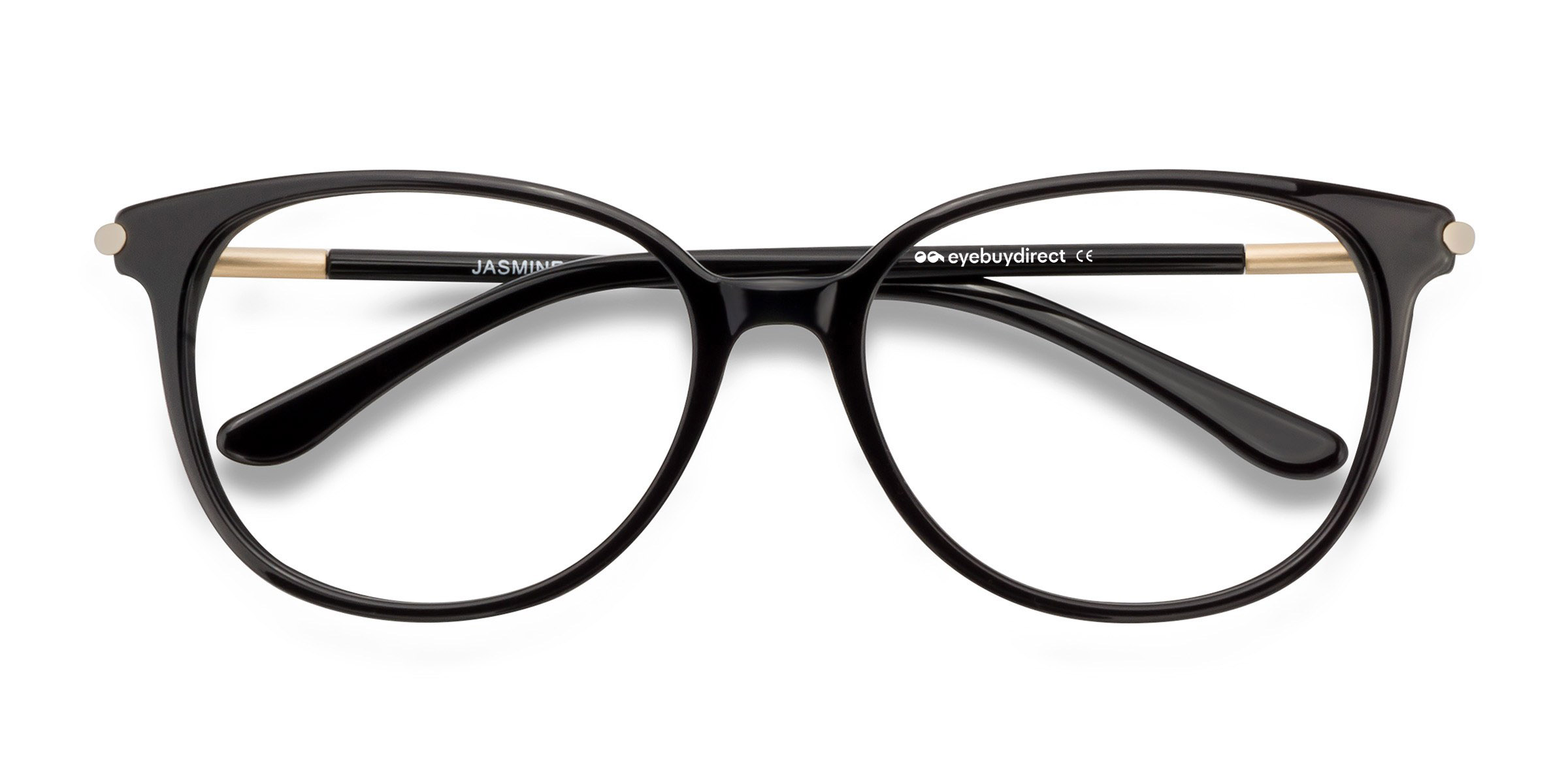 Noir Jasmine - Métal Lunettes de vue