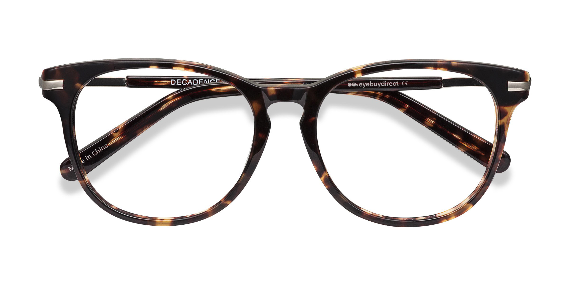 Tortoise Decadence - Acetate-metal Eyeglasses