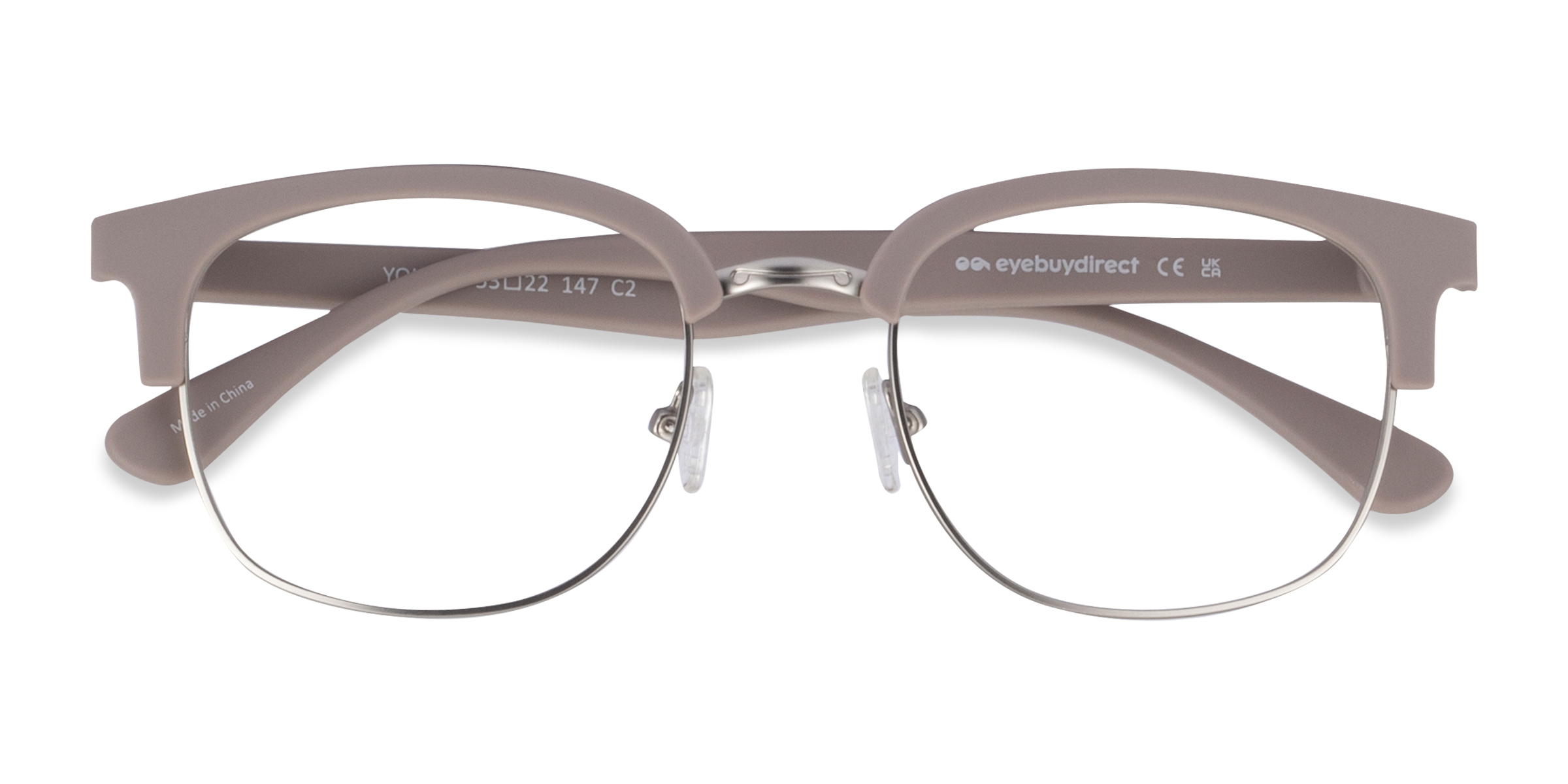 Gray Yokote -  Plastic-metal Eyeglasses