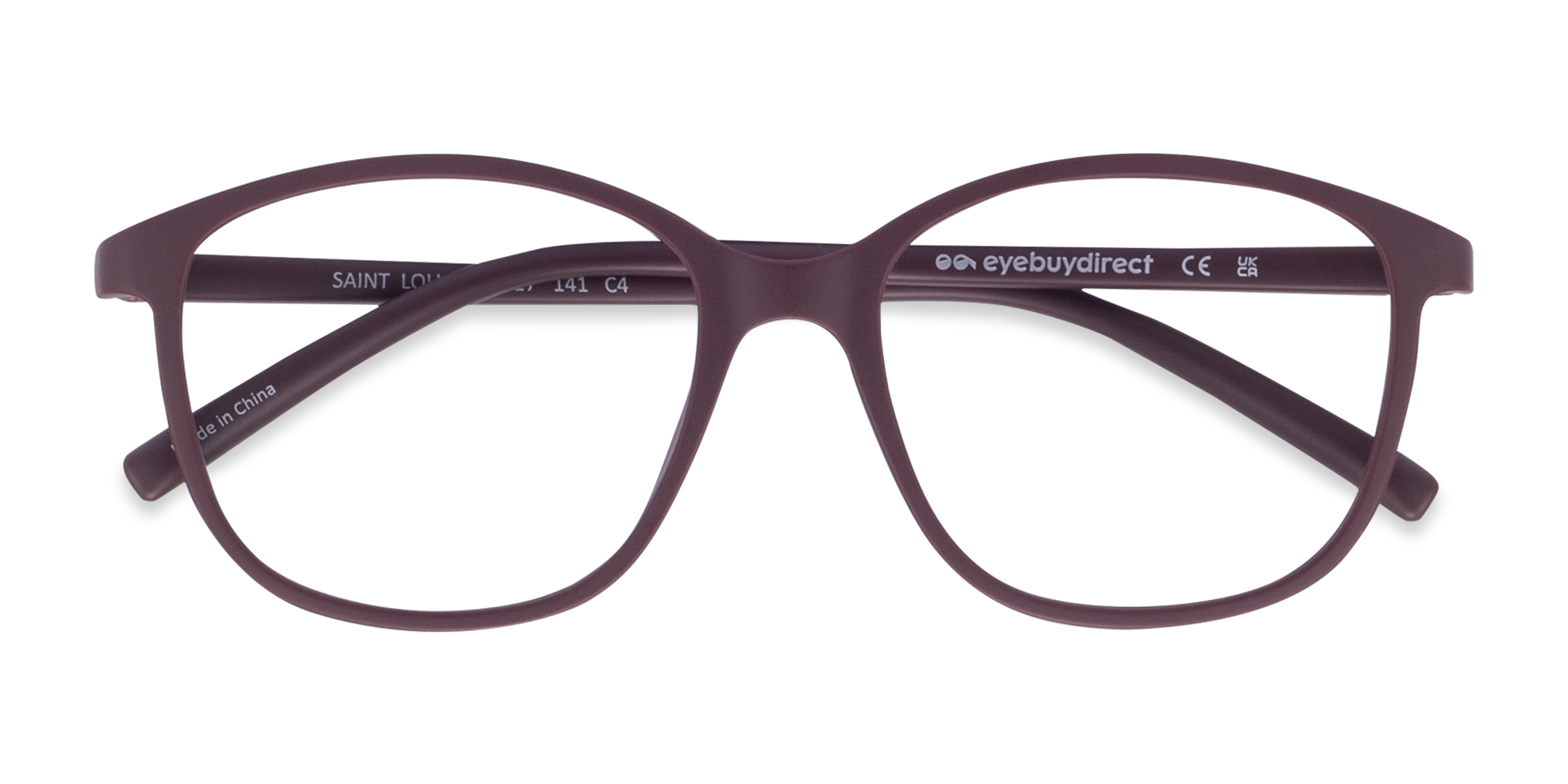 Burgundy Saint Lou - Plastique Lunettes de vue