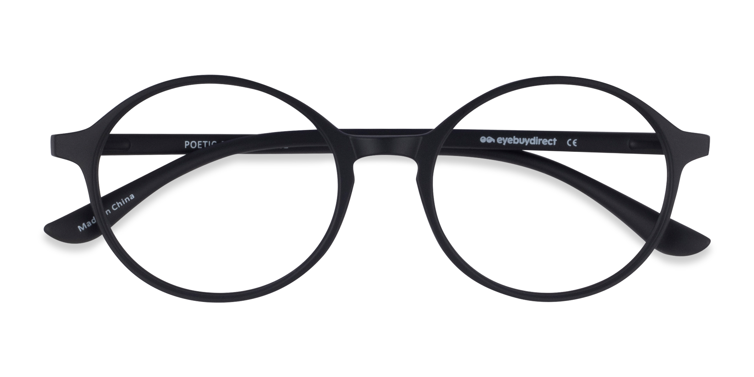 Matte Black Poetic - Plastic Eyeglasses
