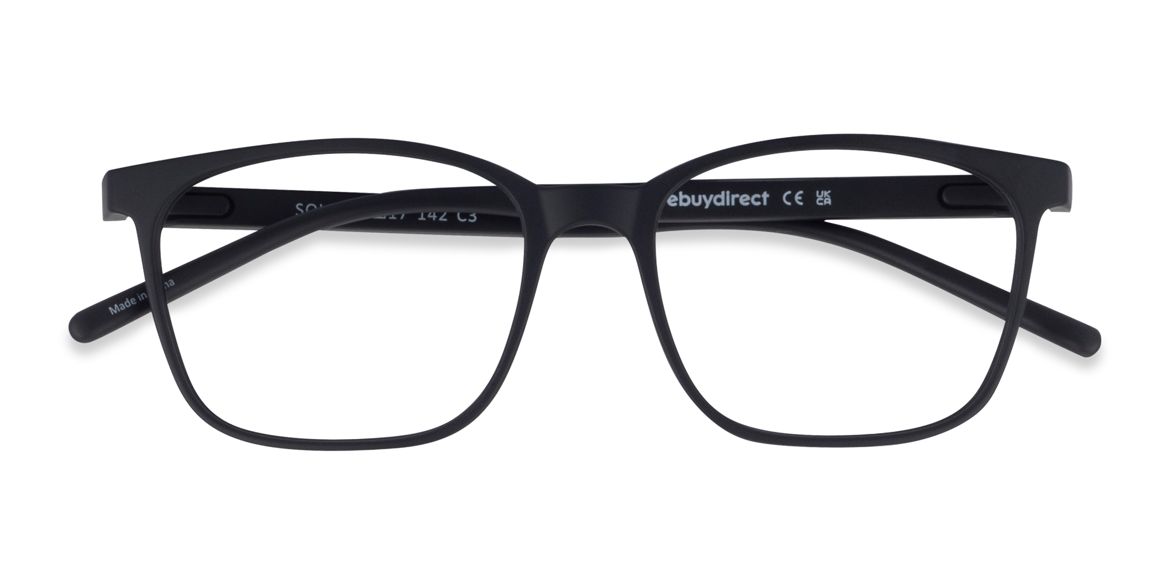Noir Soul -  Plastique Lunettes de vue