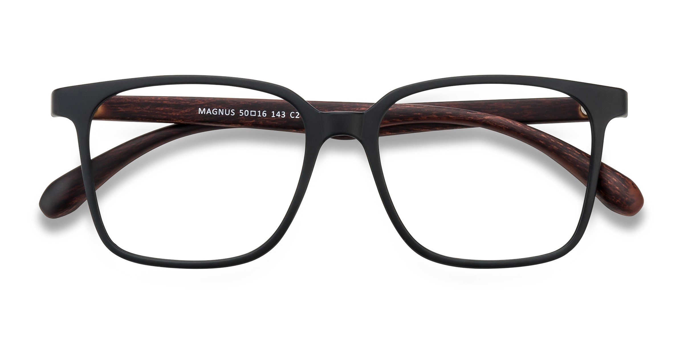 Matte Black Magnus - Plastic Eyeglasses