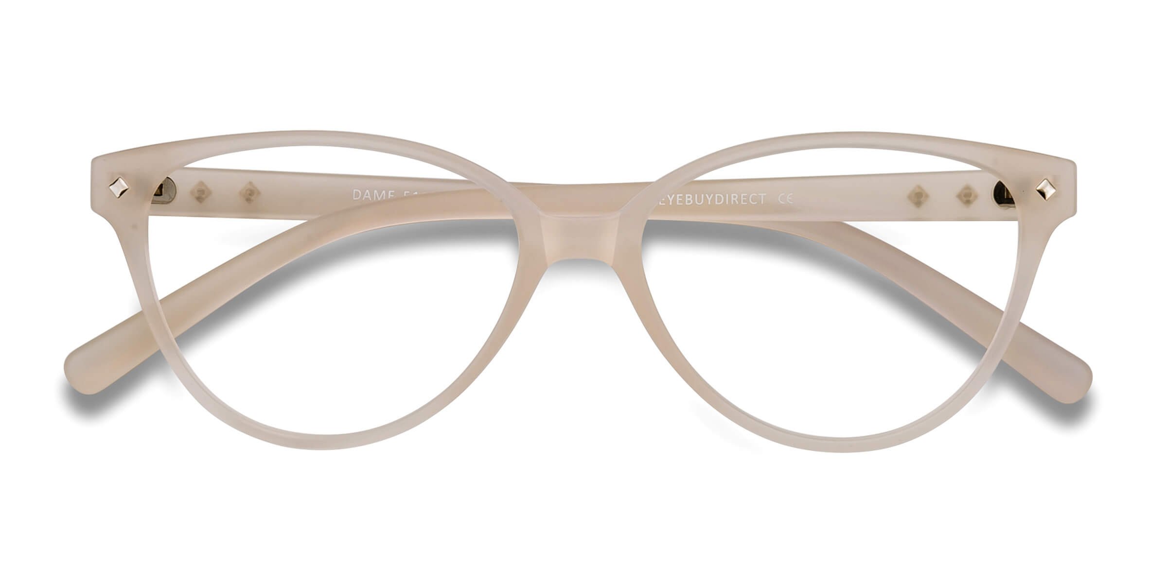 Matte Clear Dame - Plastic Eyeglasses