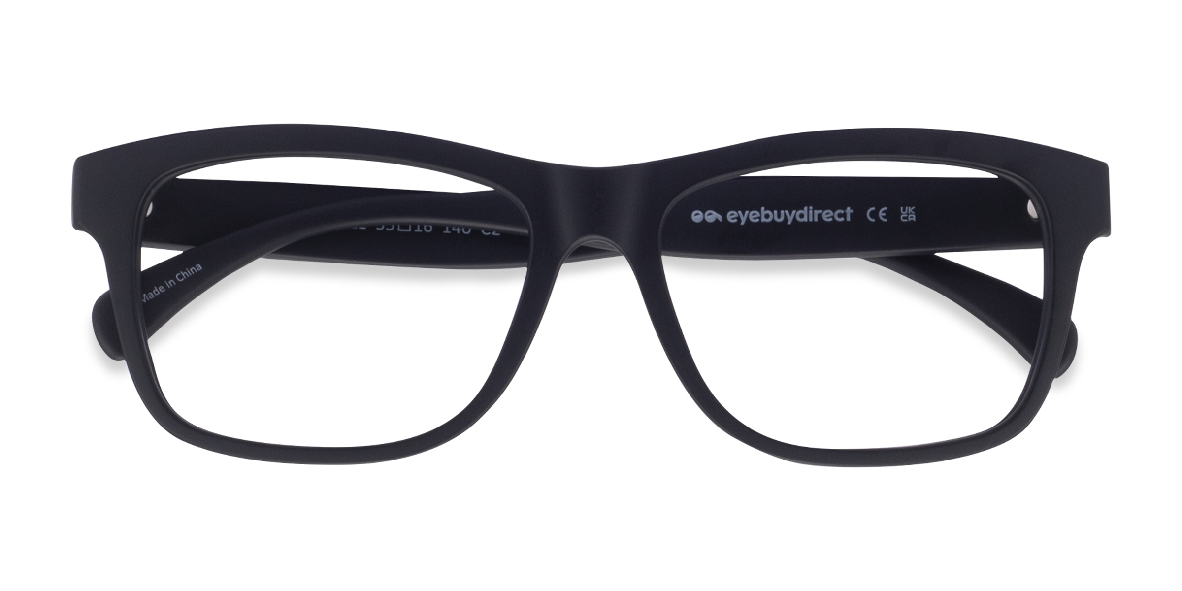 Matte Black Gamble - Plastic Eyeglasses
