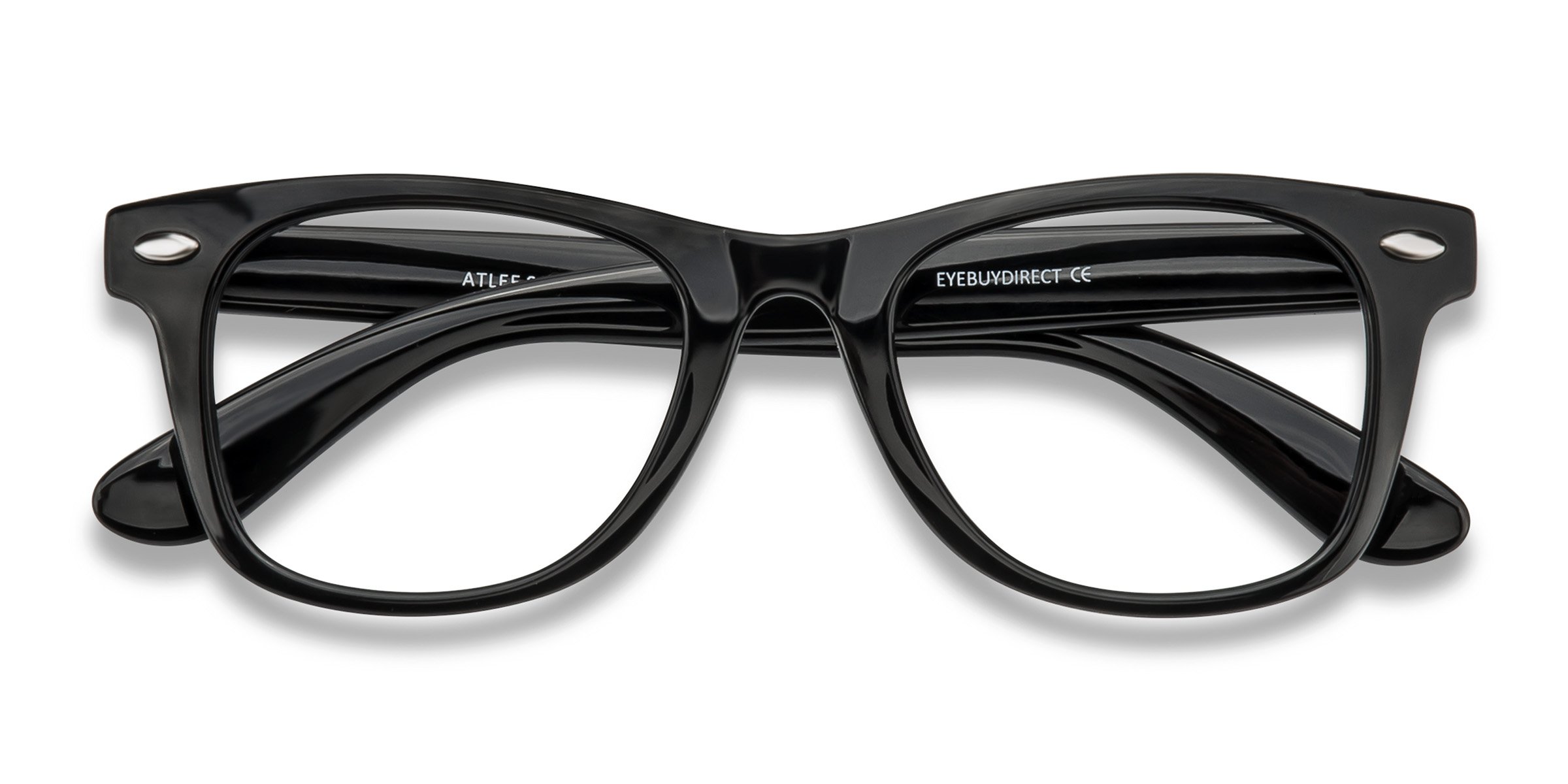 Noir Atlee - Plastique Lunettes de vue