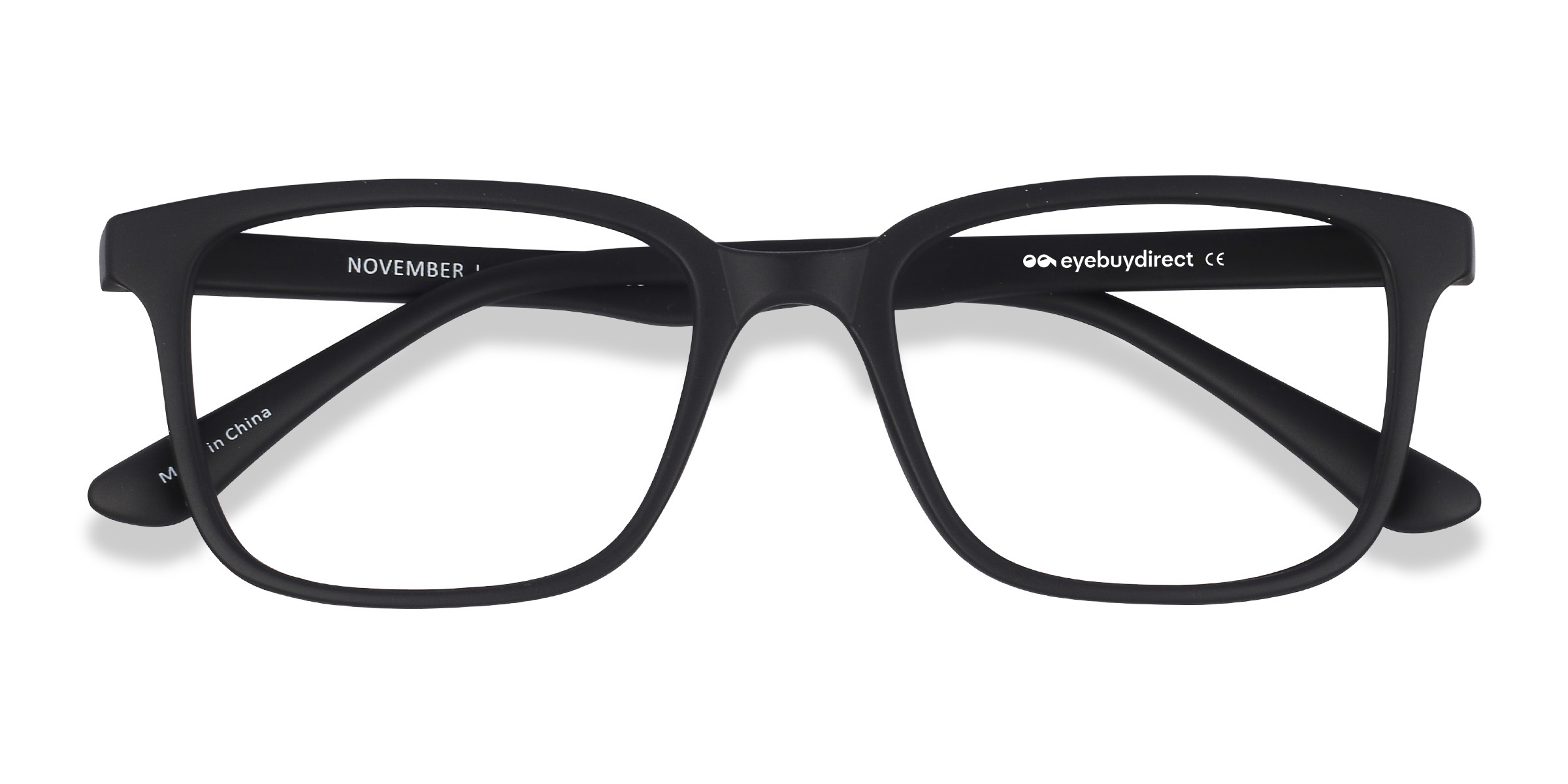 Matte Black November - Plastic Eyeglasses