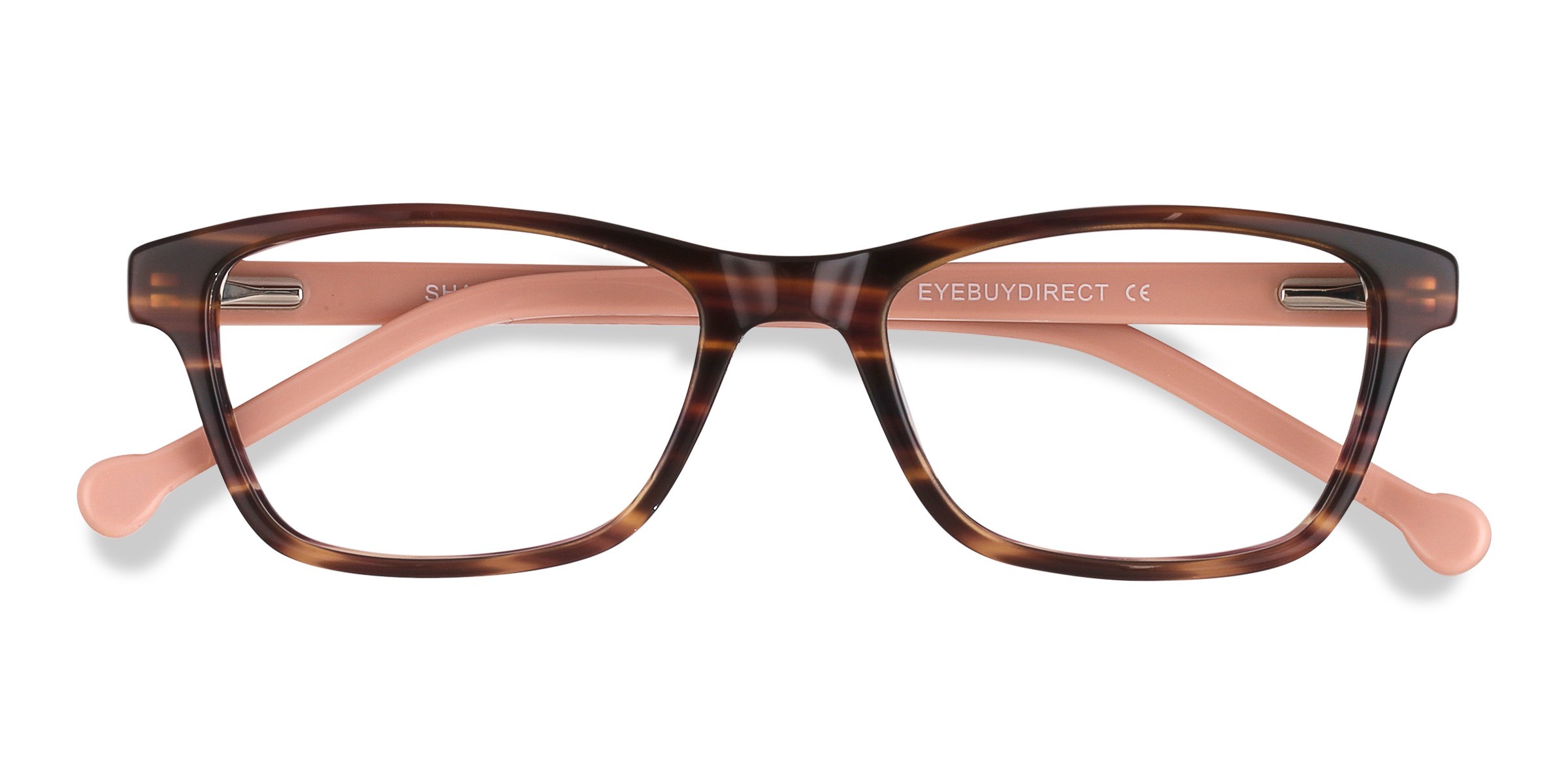 Brown Striped Shallows - Acetate Eyeglasses
