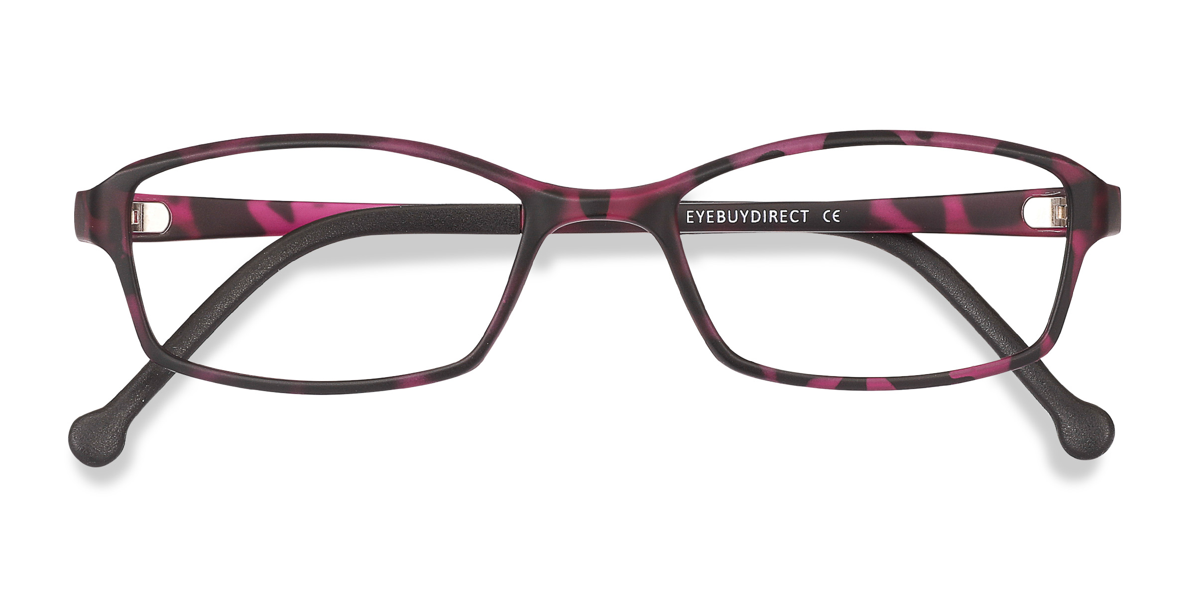 Tortoise Purple Glitch - Plastic Eyeglasses
