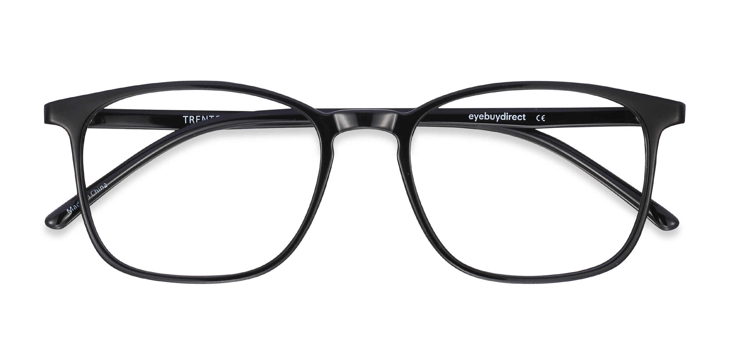 Black Trenton - Plastic Eyeglasses