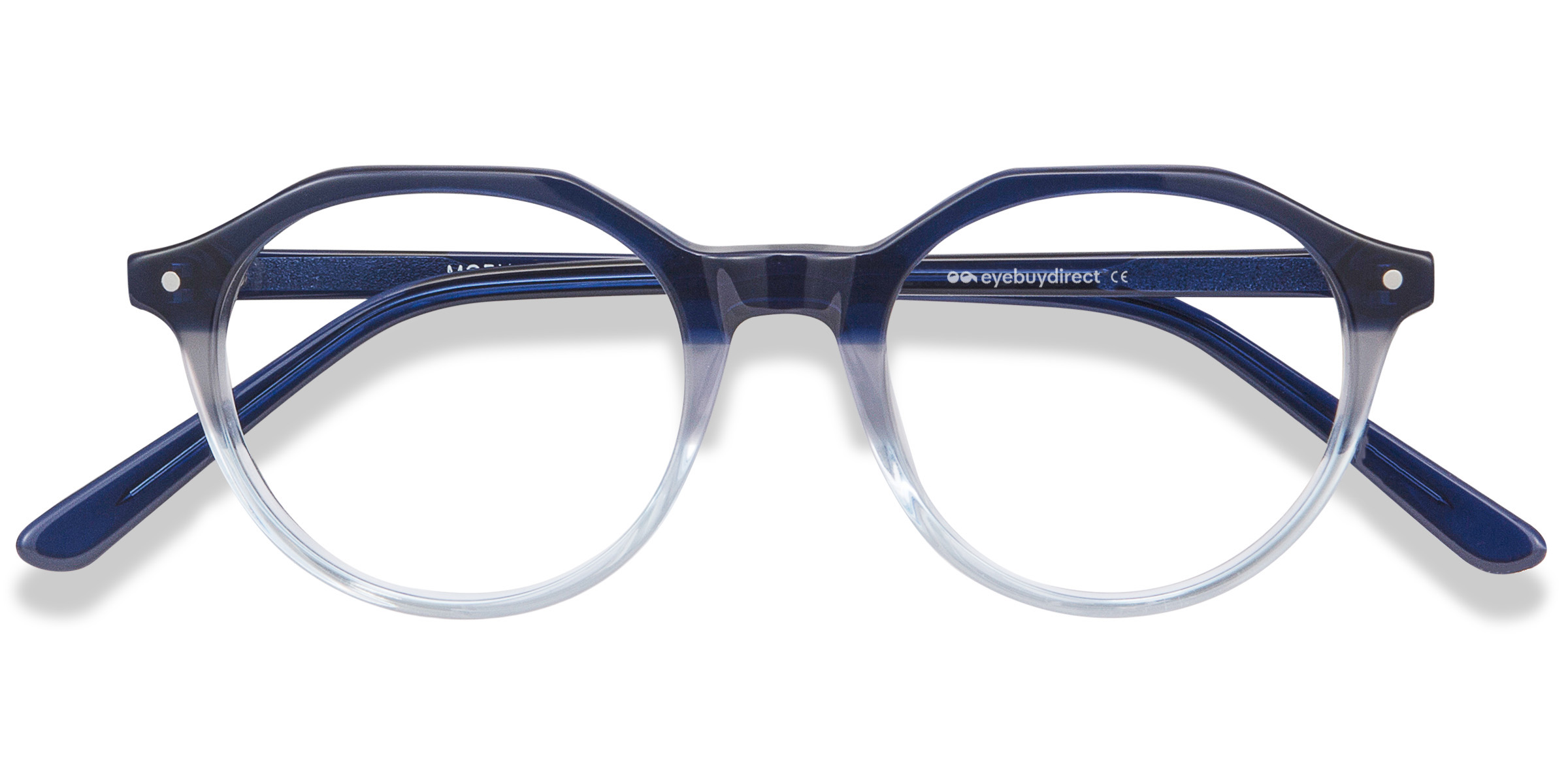 Clear Blue Moby - Acetate Eyeglasses