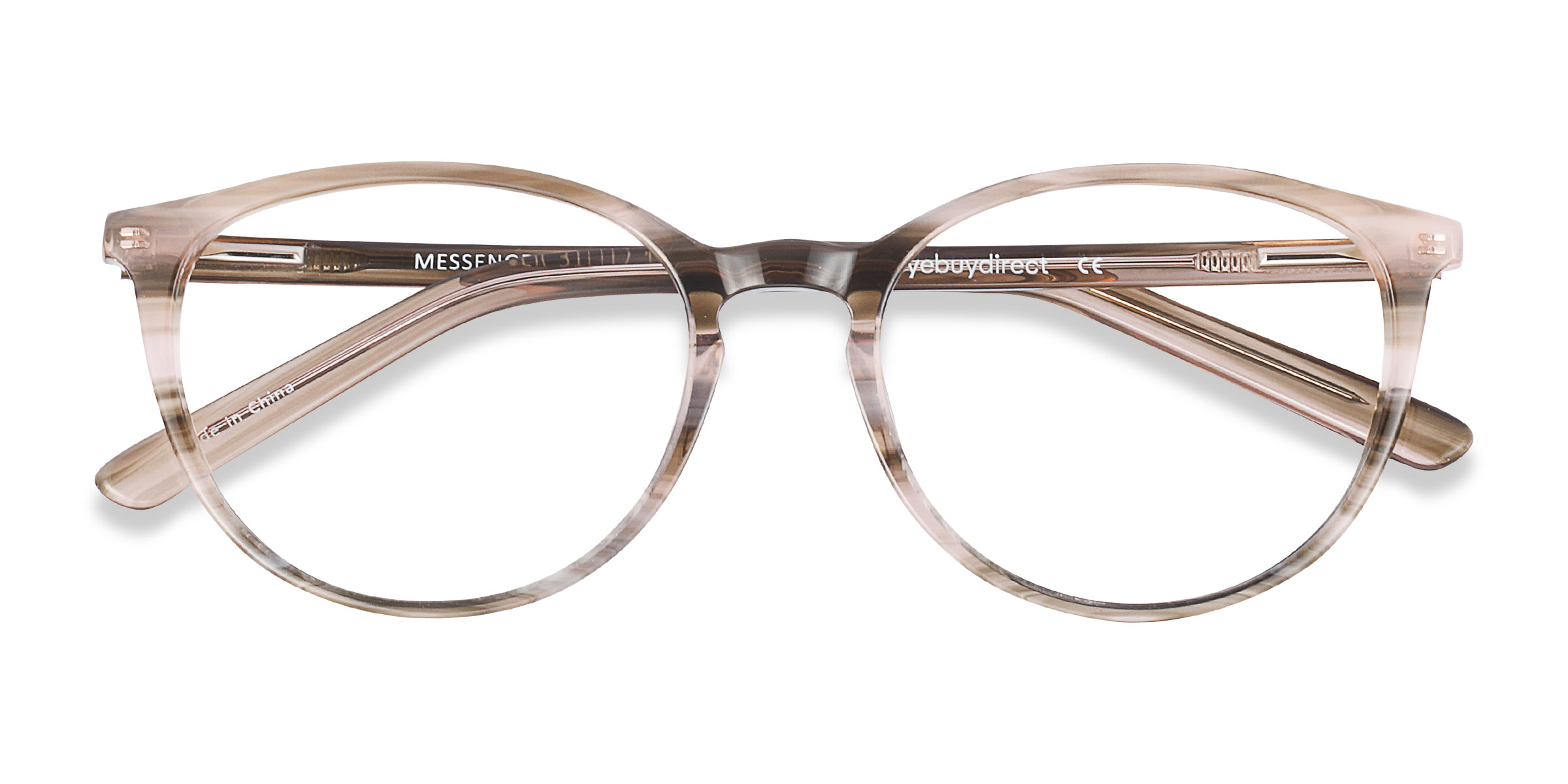 Striped Messenger - Acetate Eyeglasses