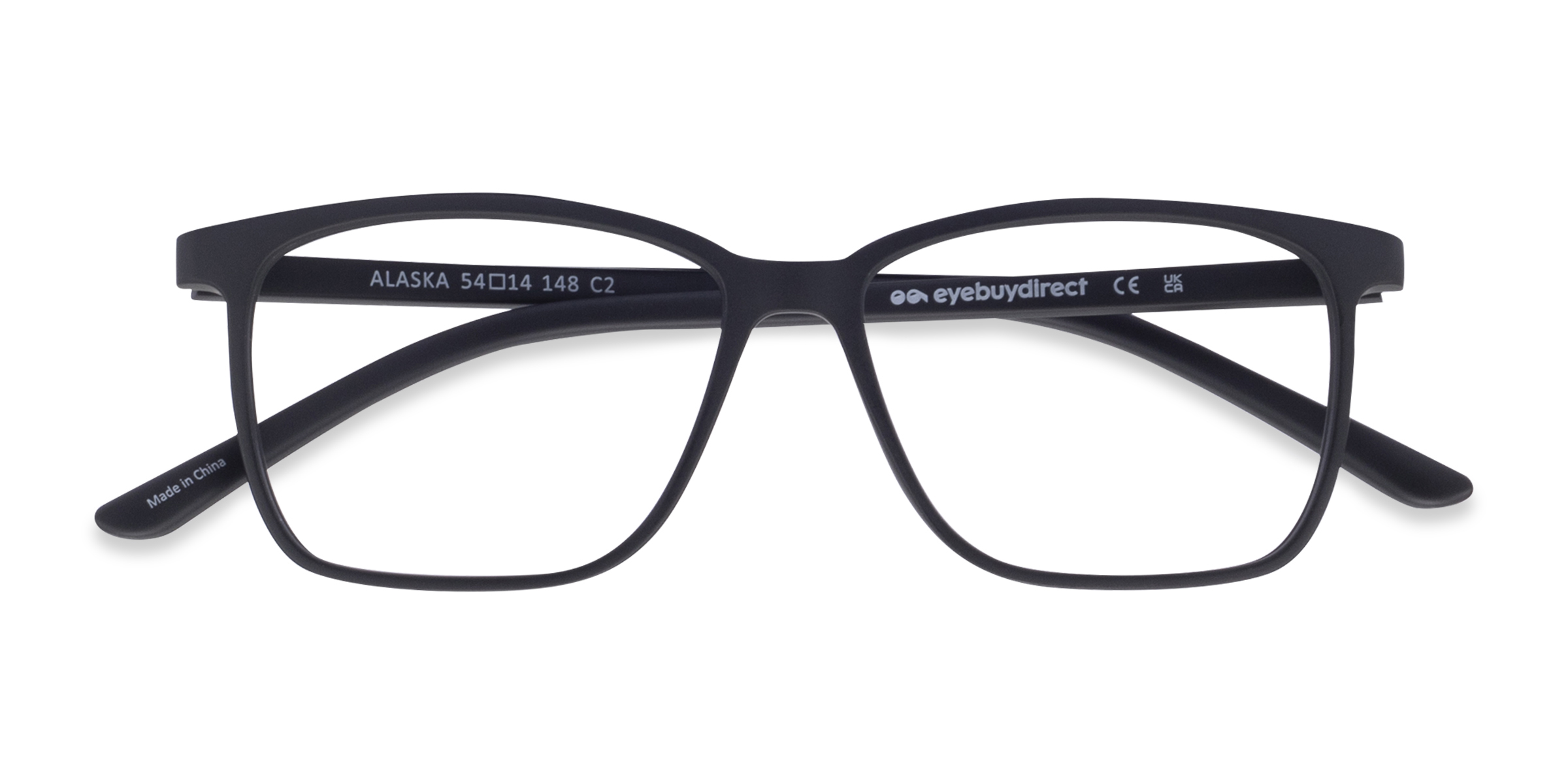 Noir Alaska -  Plastique Lunettes de vue