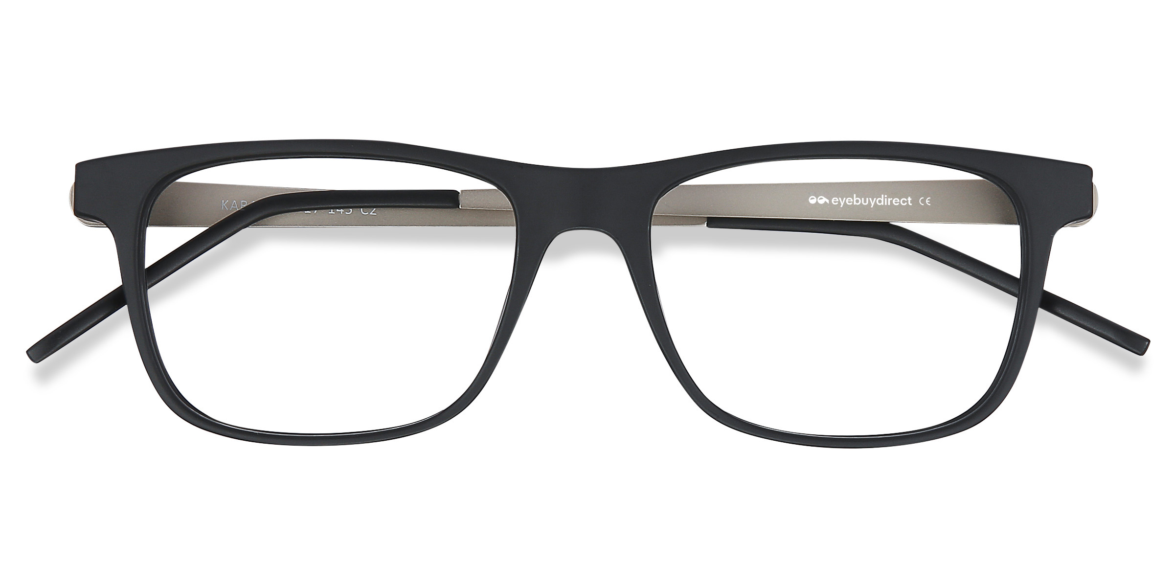 Black Karat - Plastic-metal Eyeglasses