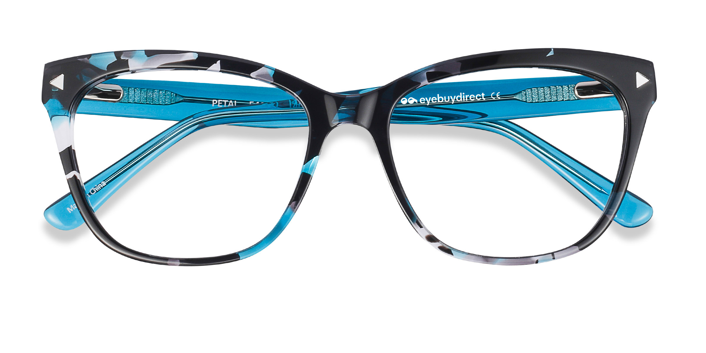 Blue Floral Petal -  Acetate Eyeglasses