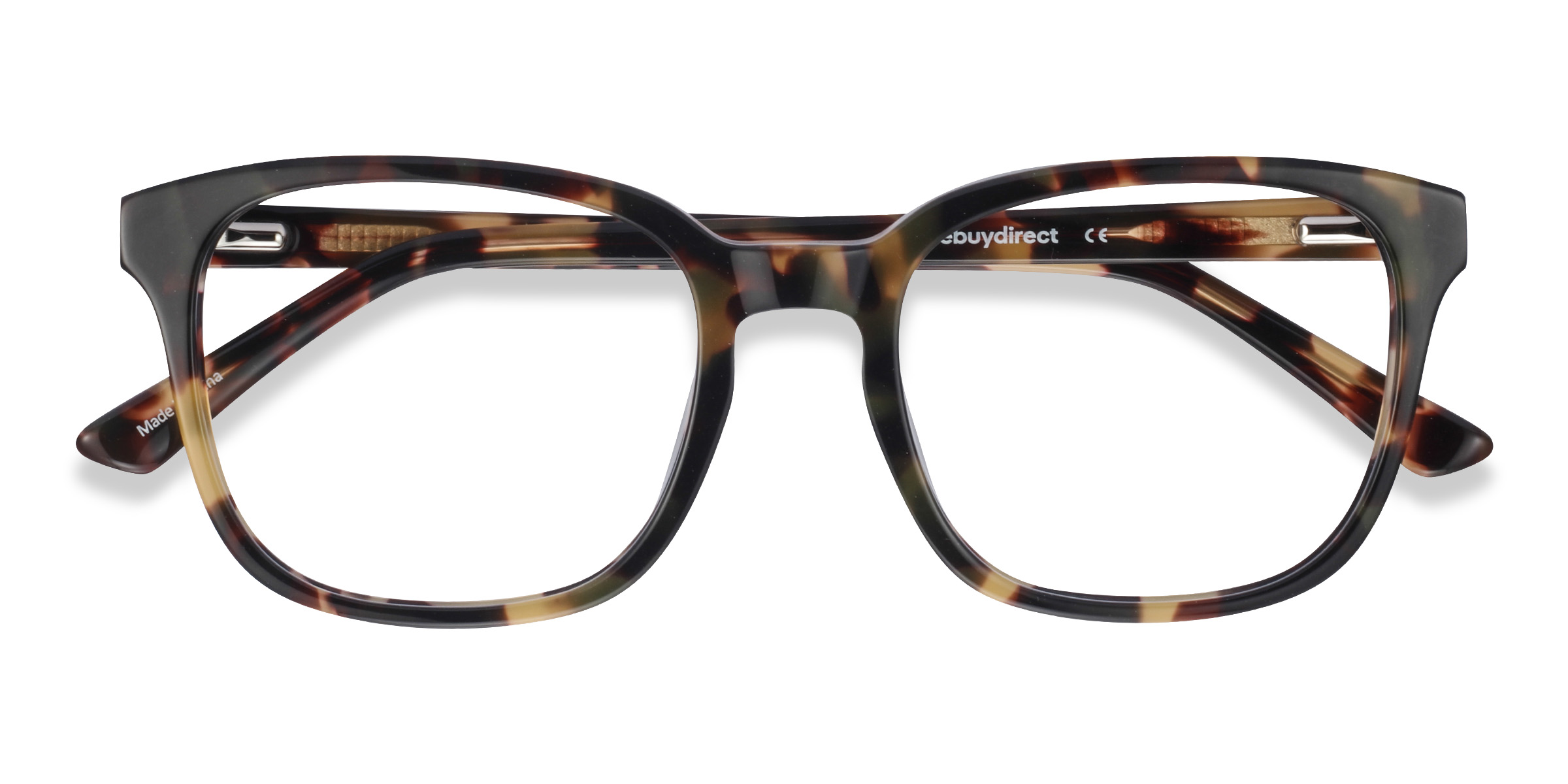 Green Tortoise Tower - Acetate Eyeglasses