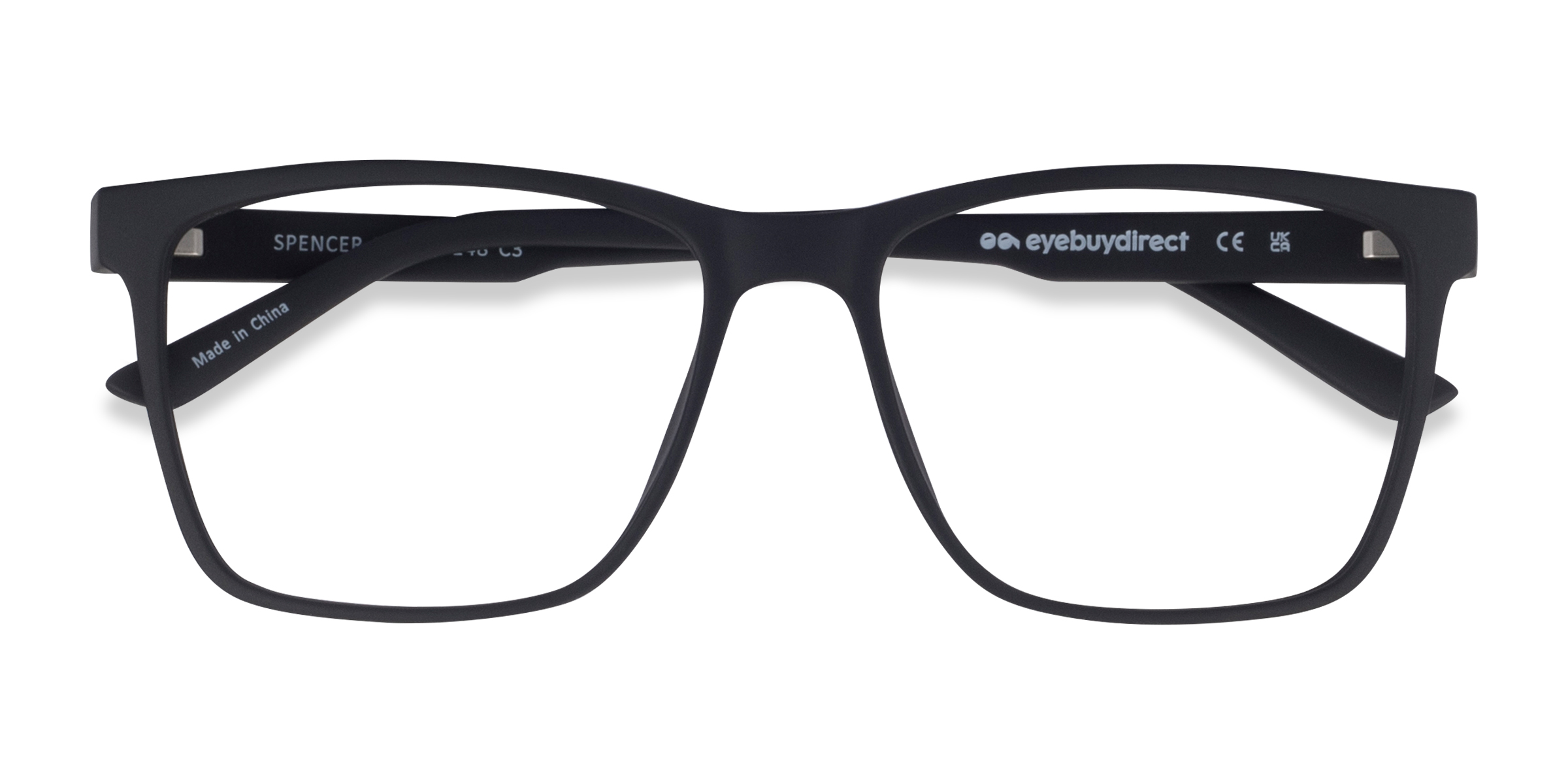Black Spencer -  Plastic Eyeglasses