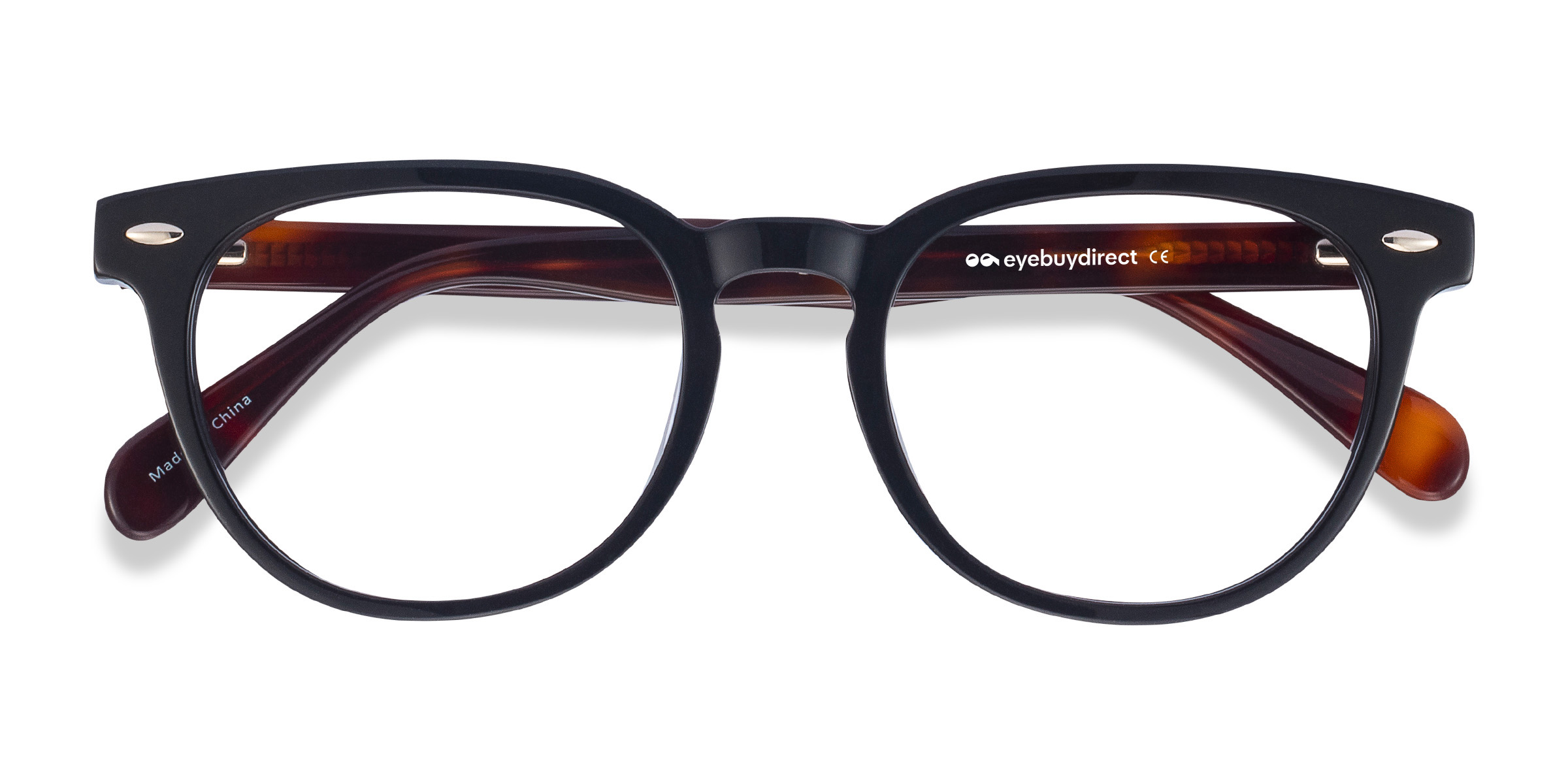 Black Maeby - Acetate Eyeglasses