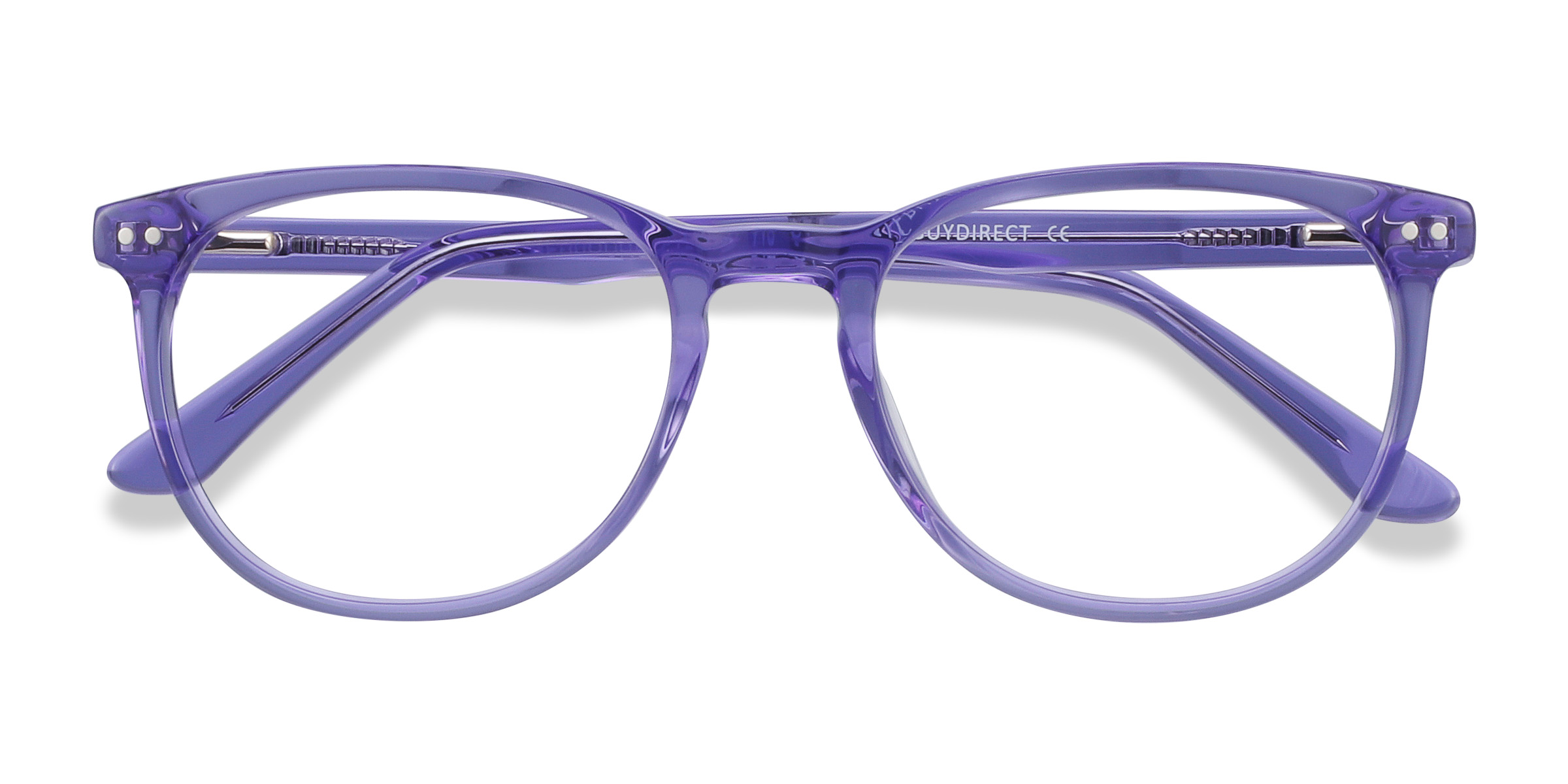 Purple Cherbourg - Acetate Eyeglasses