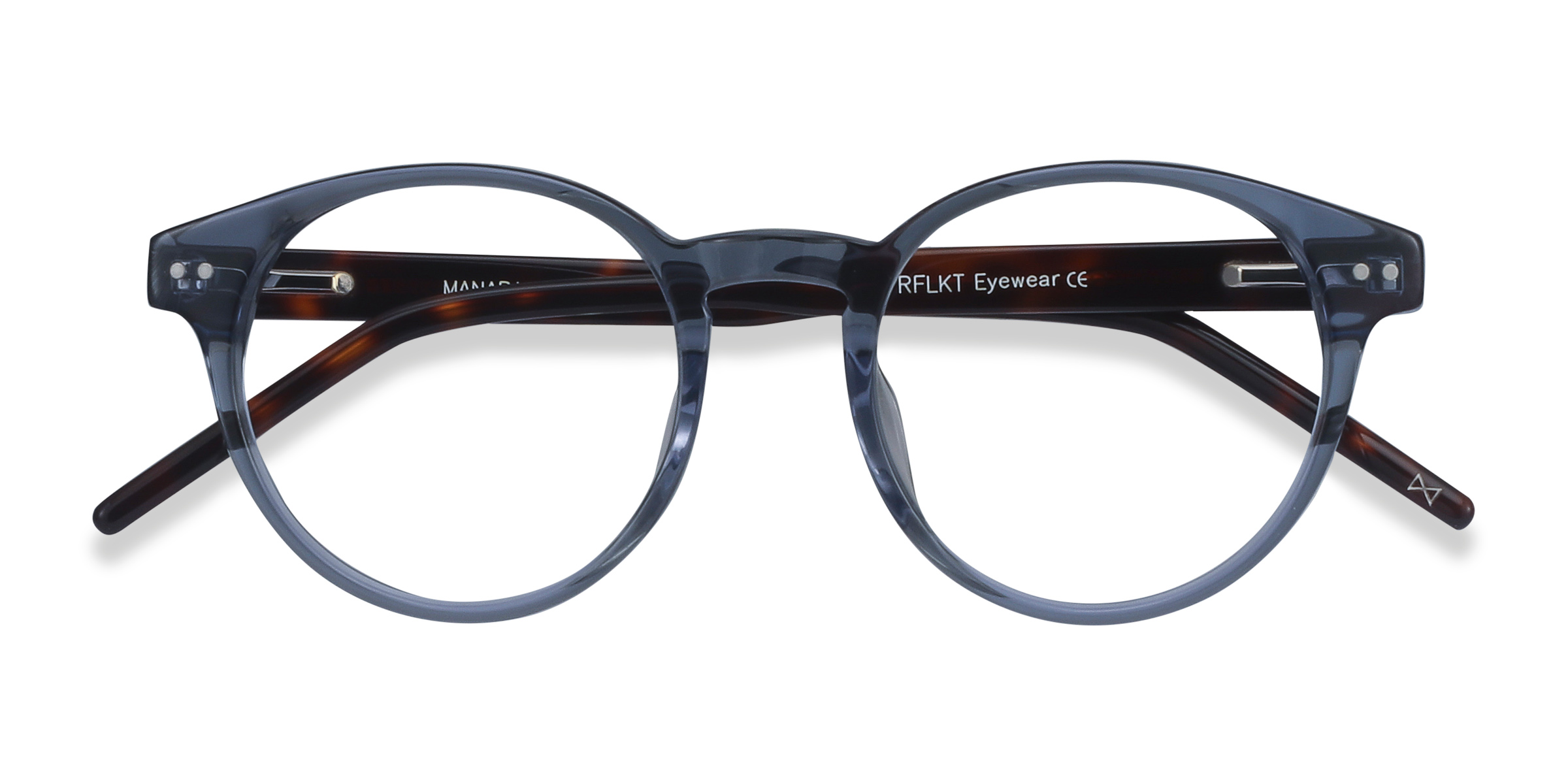 Blue Gray Manara - Acetate Eyeglasses