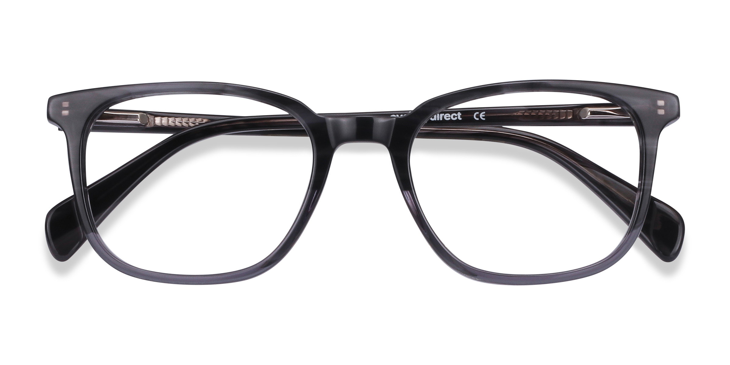 Gray Striped Howie - Acetate Eyeglasses