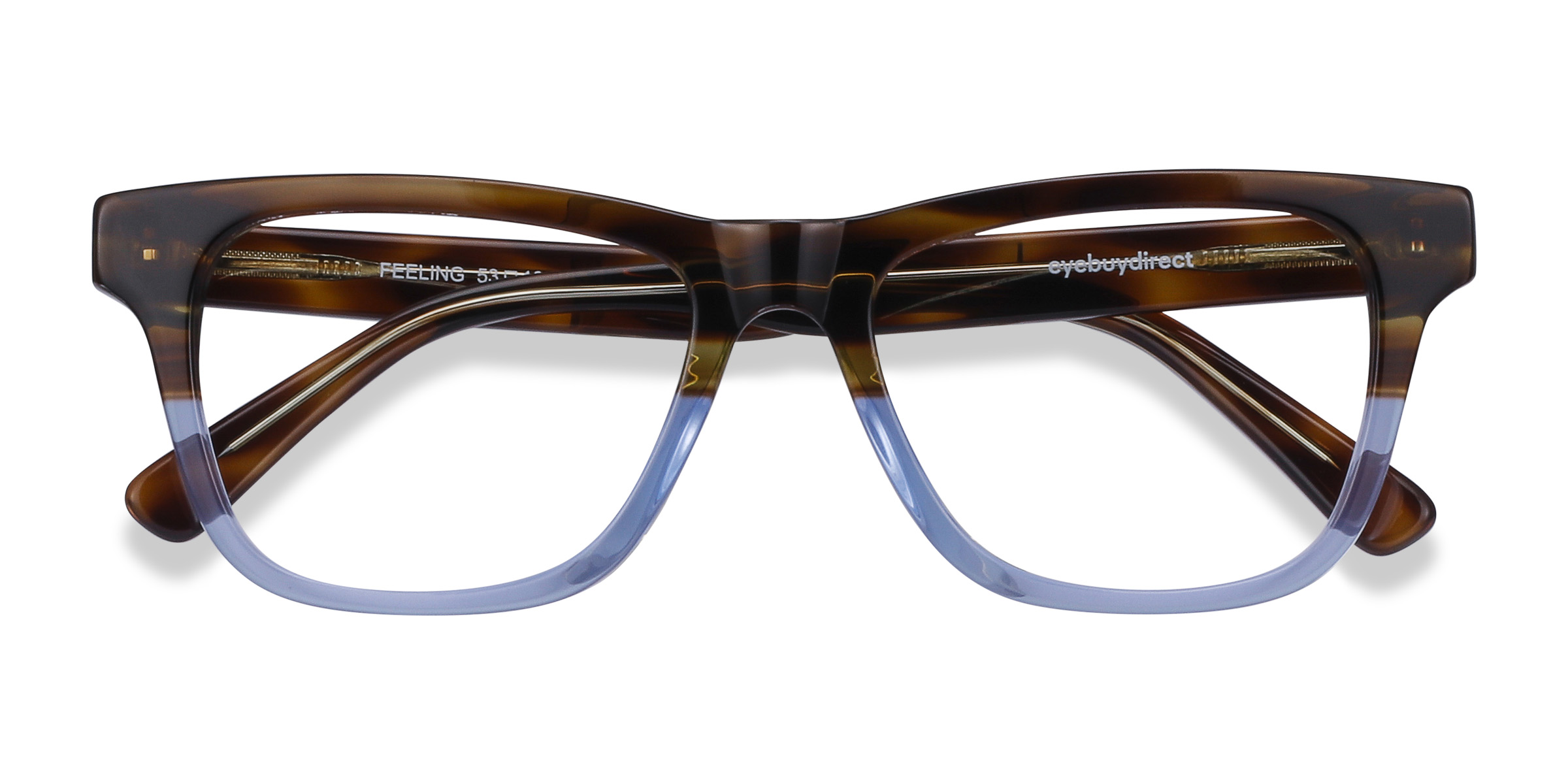 Brown Blue Feeling - Acetate Eyeglasses