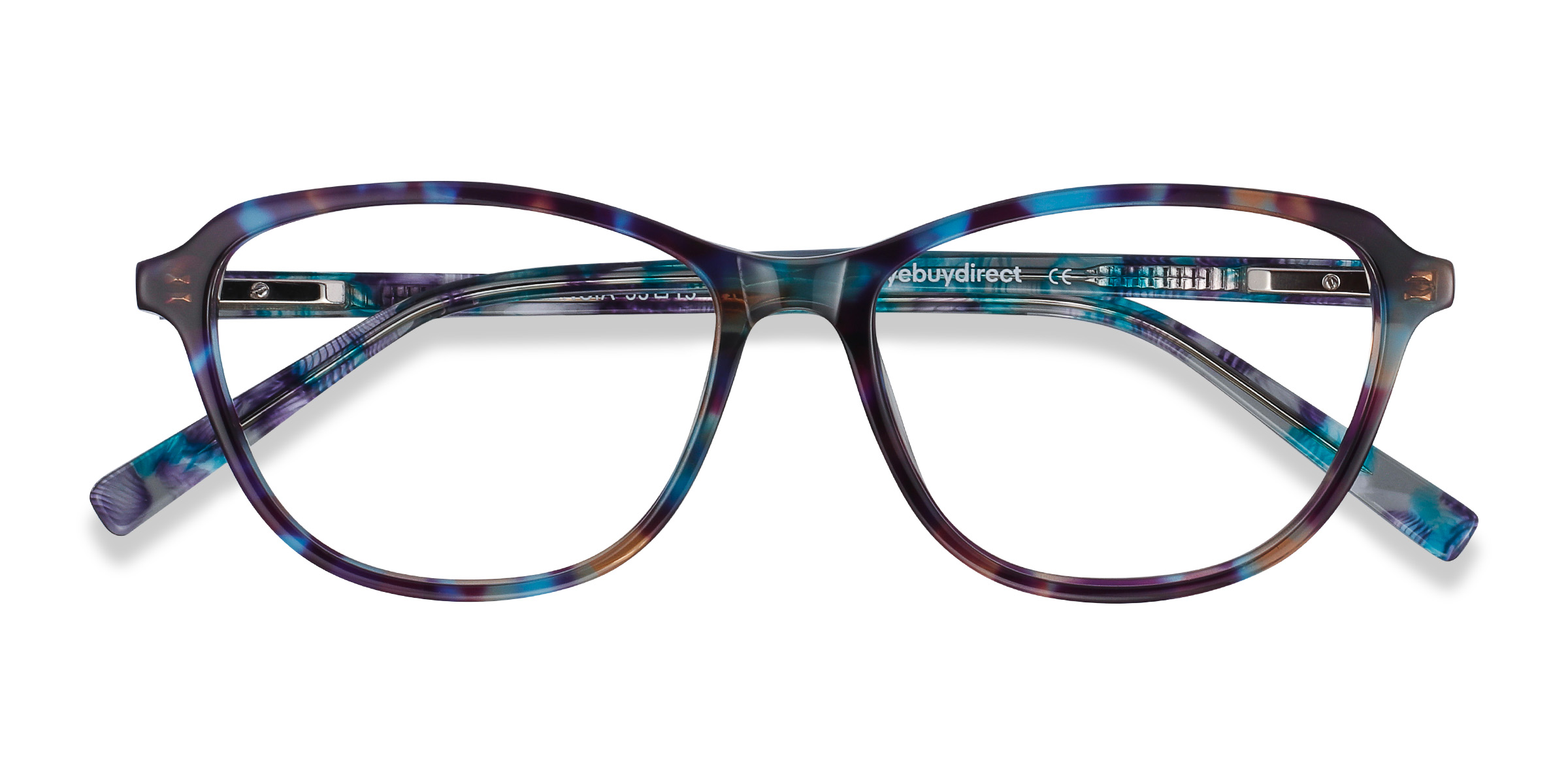 Blue Floral Ciencia - Acetate Eyeglasses