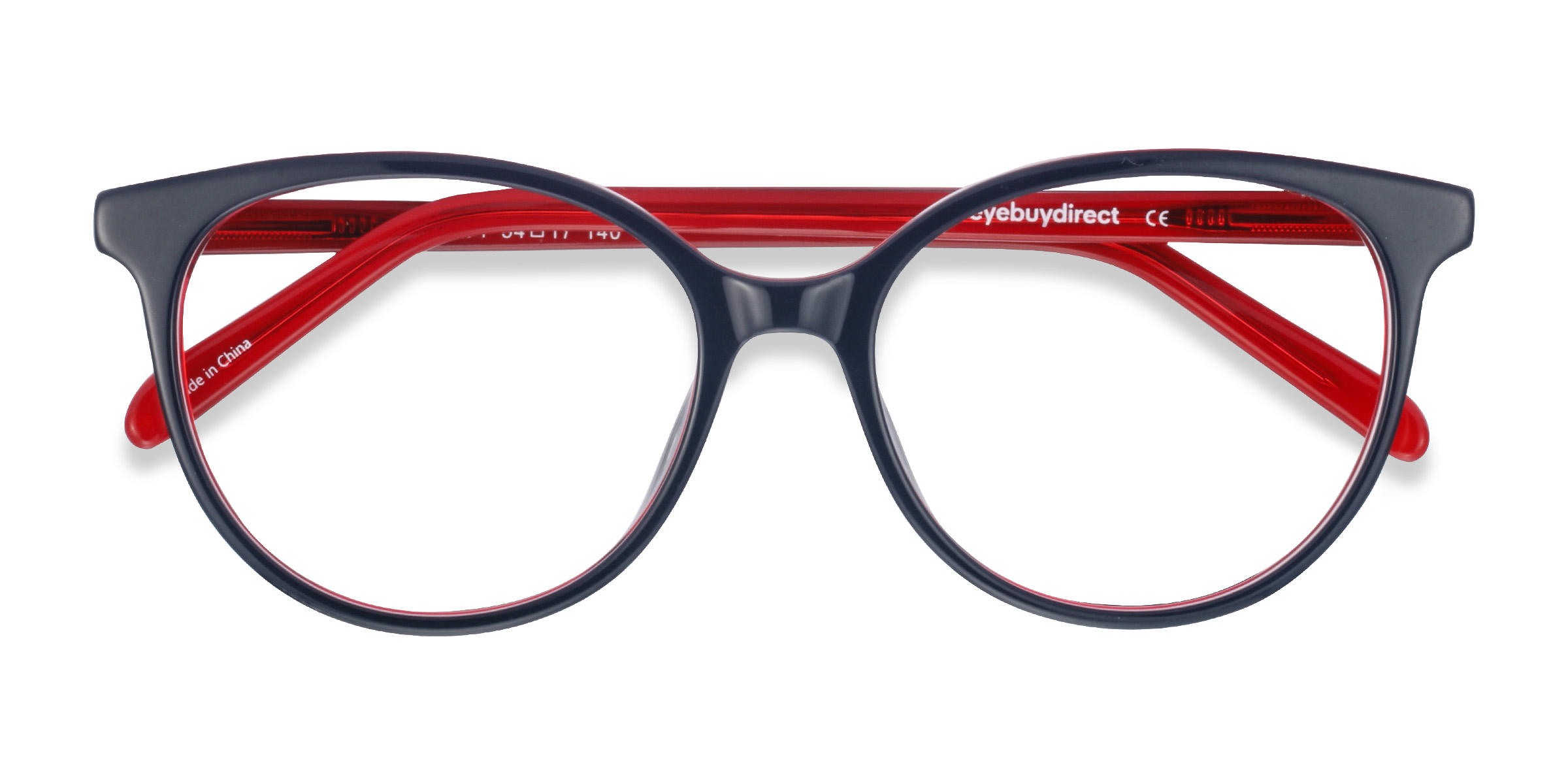 Navy & Red Patriot - Acétate Lunettes de vue