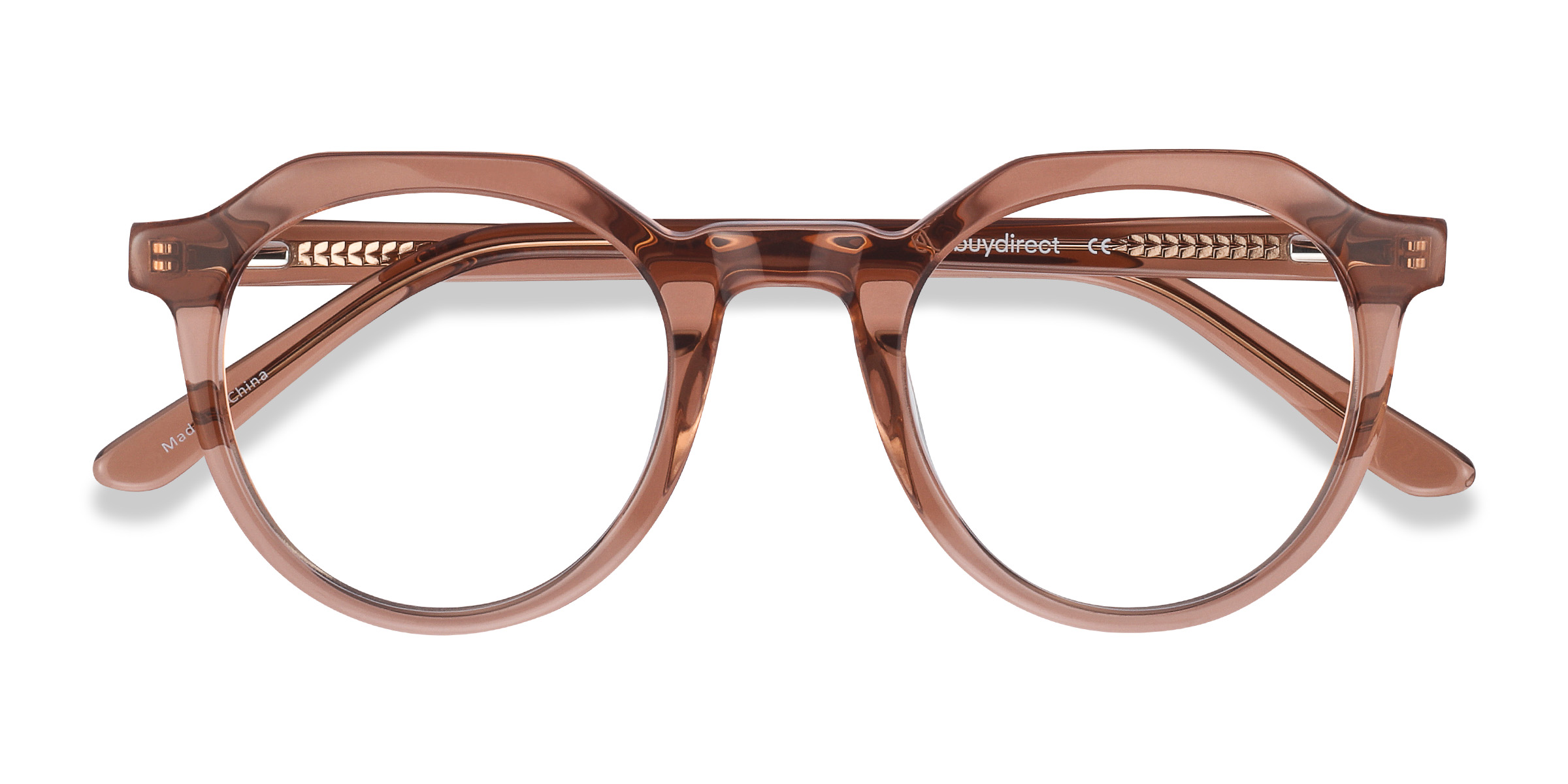 Clear Brown Mikoto -  Acetate Eyeglasses
