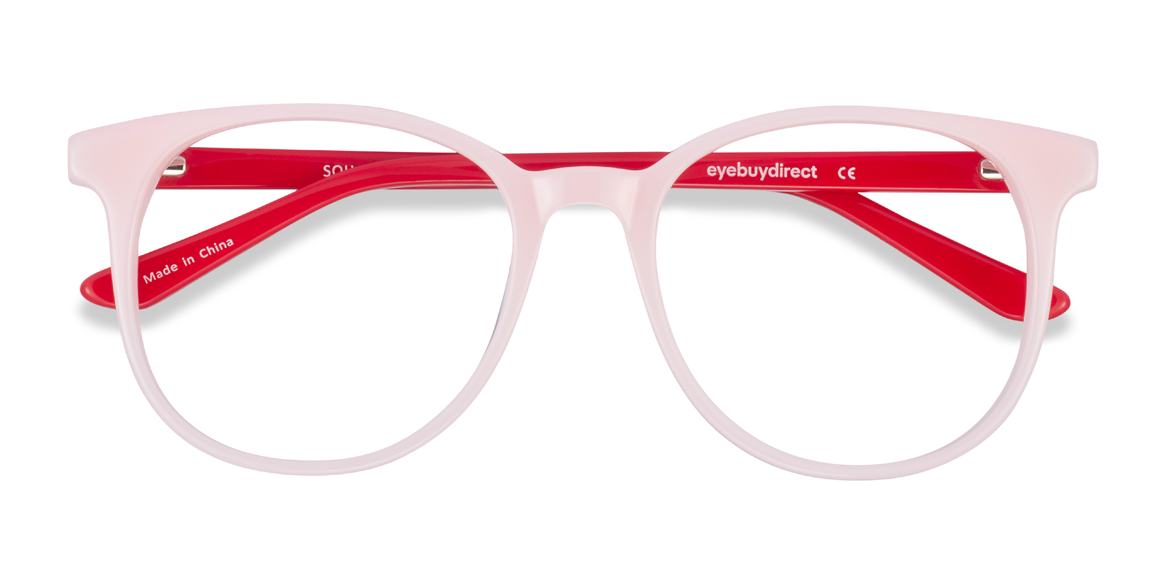 Pink & Red Solveig - Acetate Eyeglasses