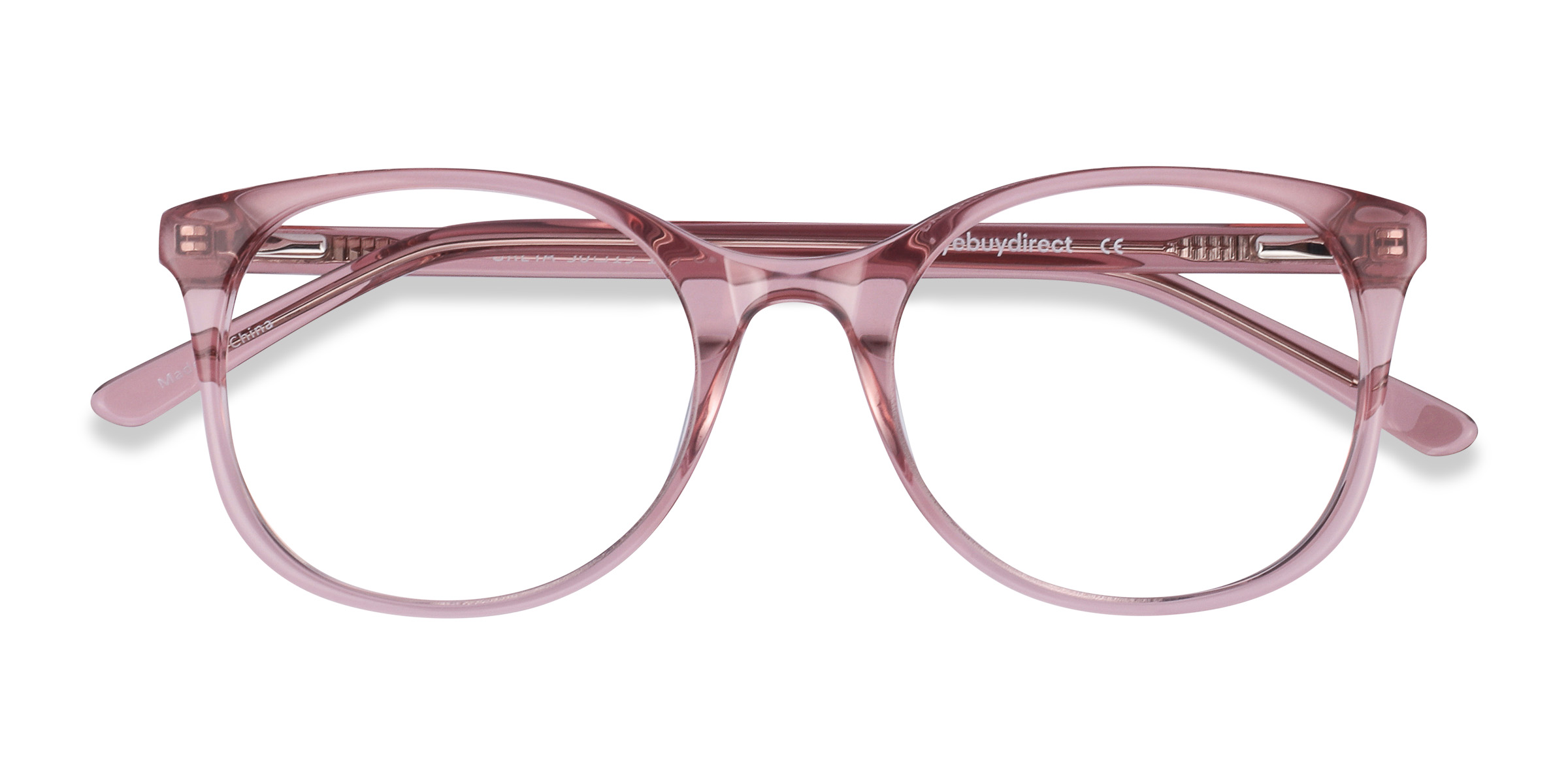 Clear Pink Greta - Acetate Eyeglasses