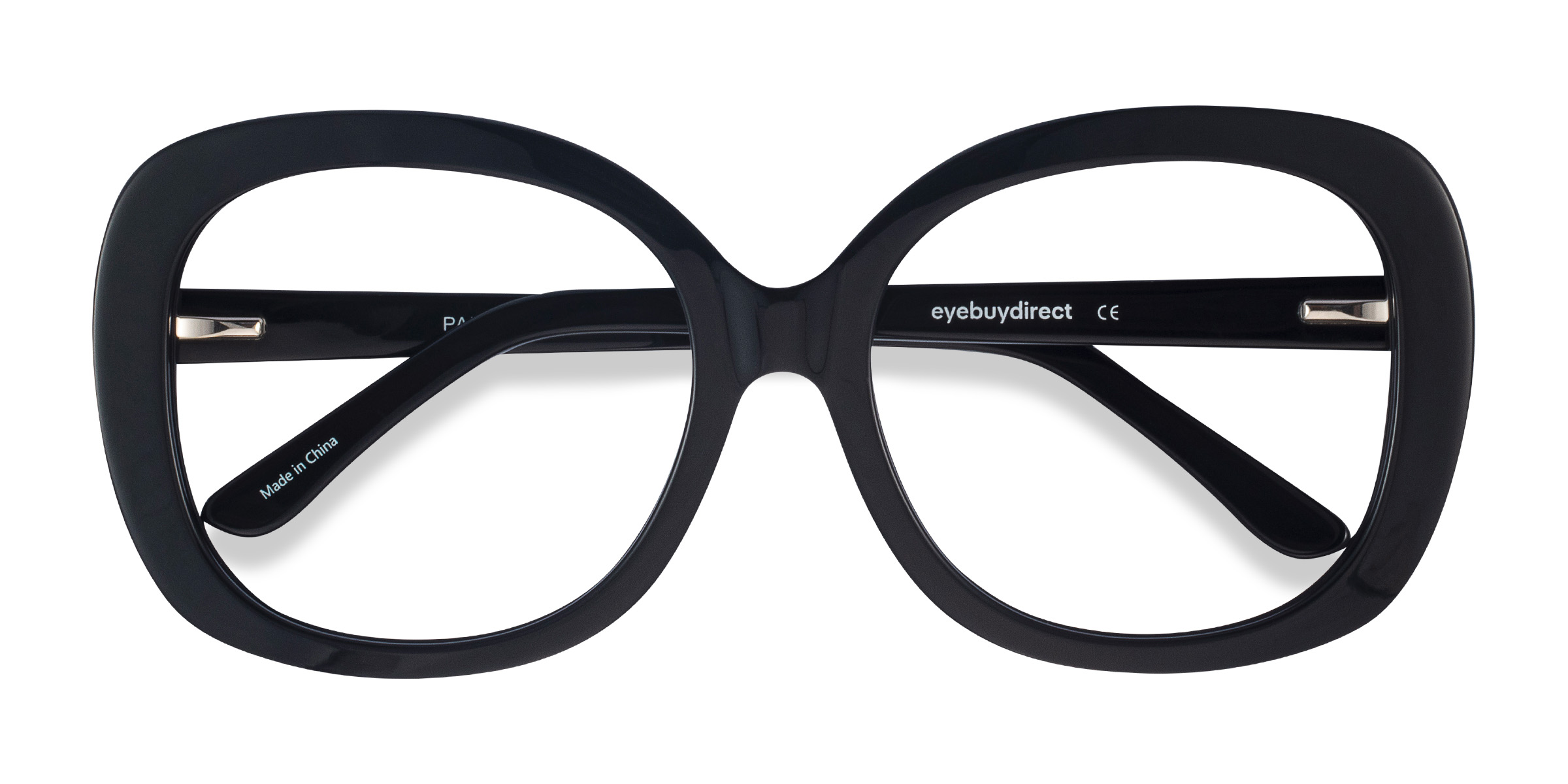 Black Pamela - Acetate Eyeglasses