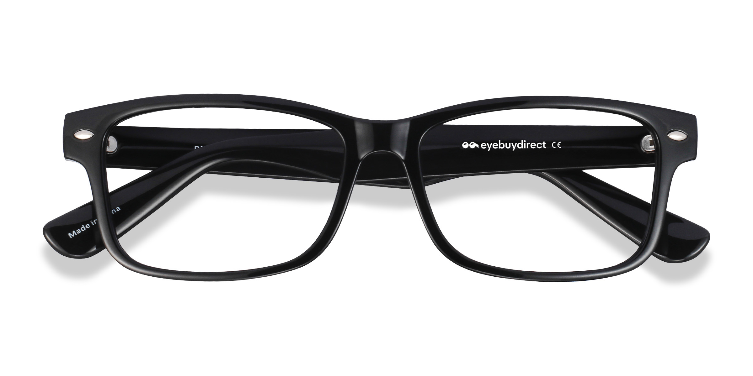 Noir Persisto - Plastique Lunettes de vue