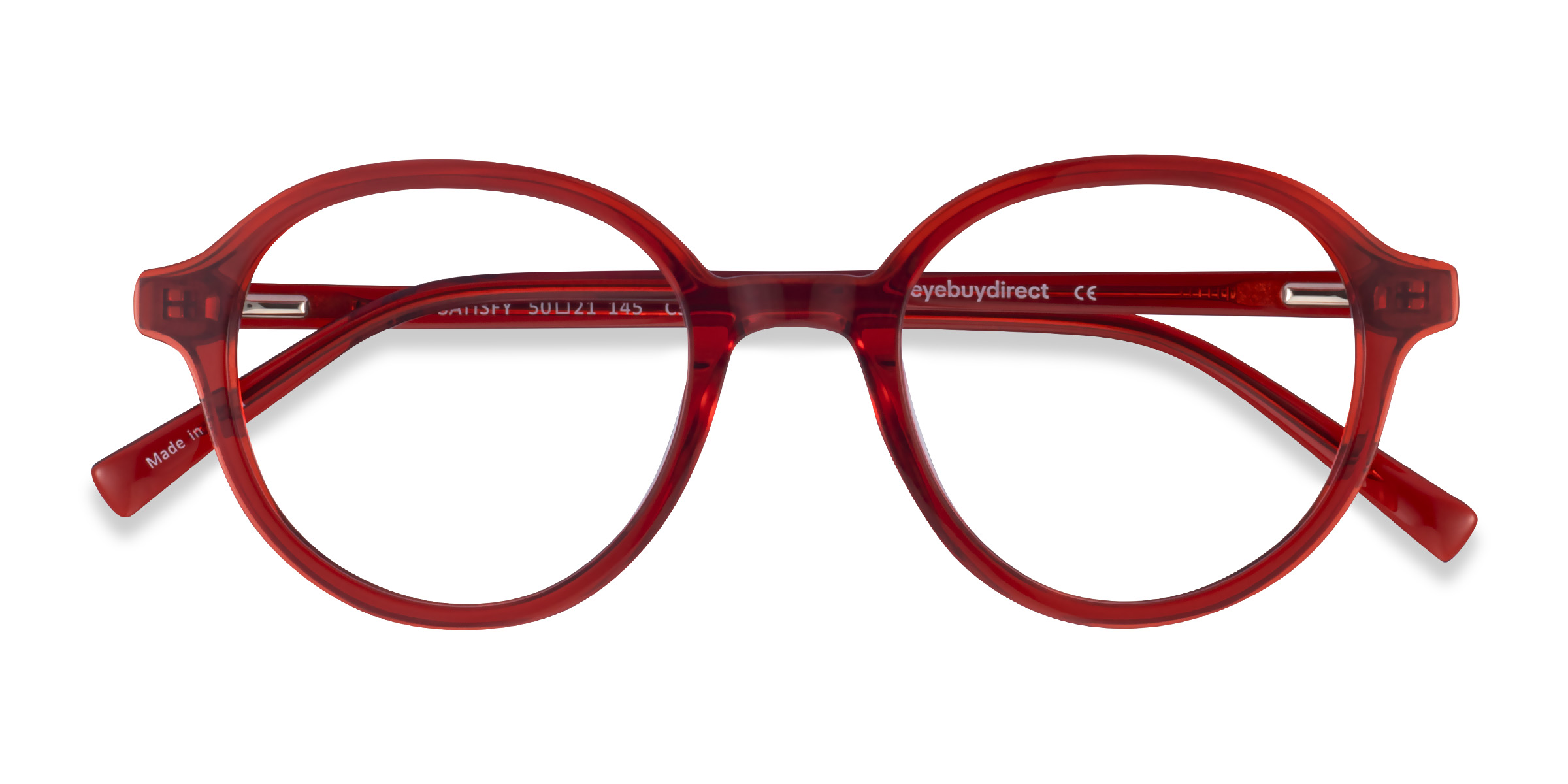 Clear Red Satisfy - Acétate Lunettes de vue