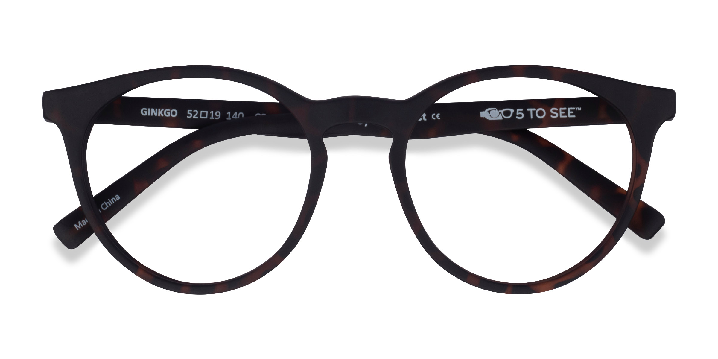 Warm Tortoise Ginkgo - Plastic Eyeglasses