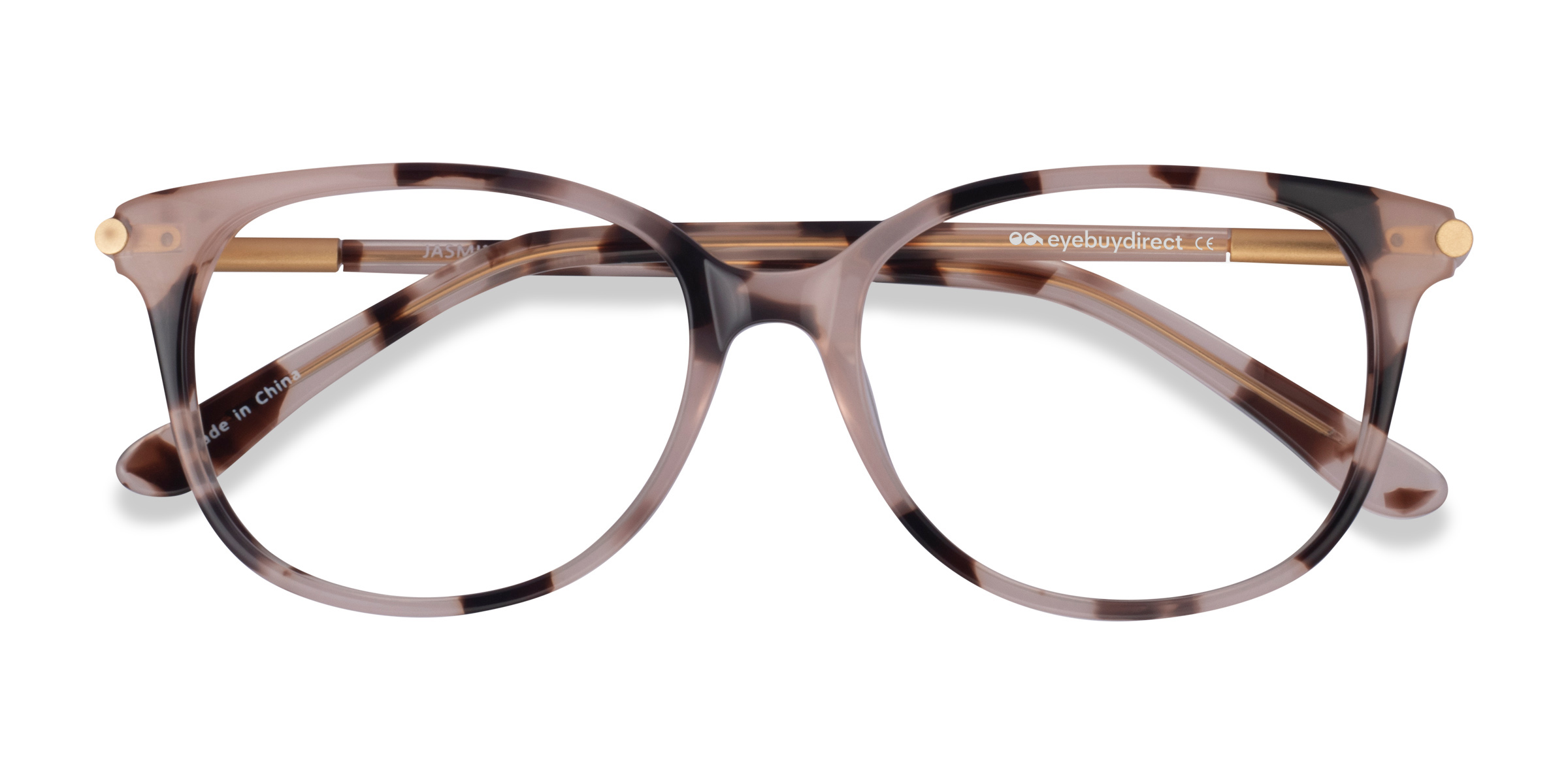 Ivory Tortoise Jasmine -  Metal Eyeglasses