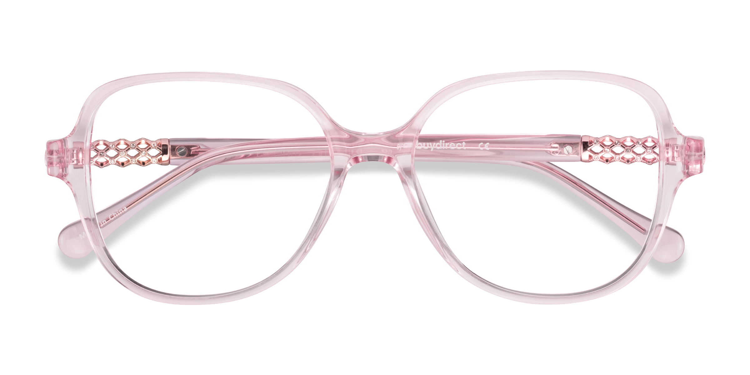 Clear Pink Precious - Acétate Lunettes de vue
