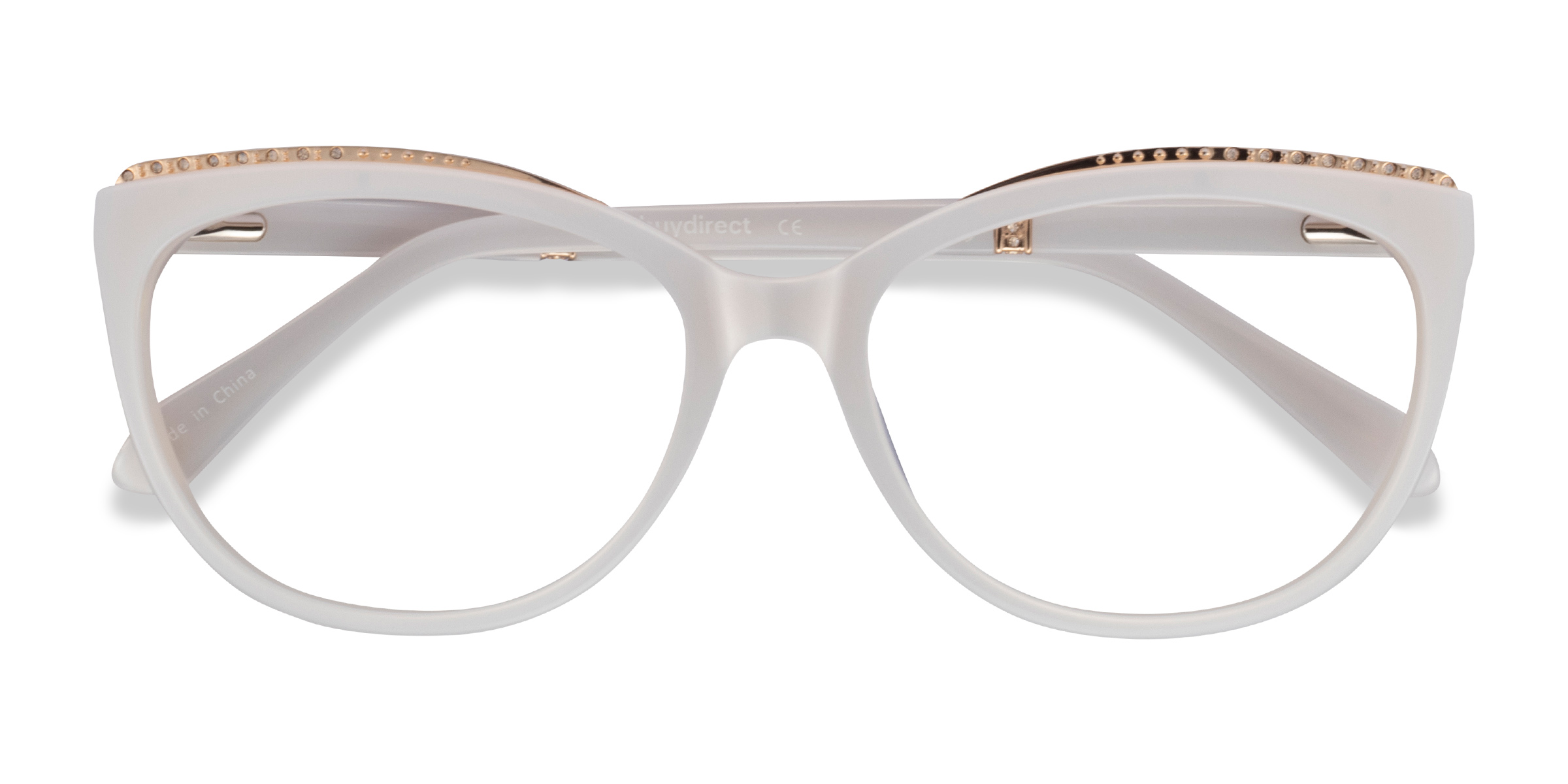White Brilliance - Metal Eyeglasses