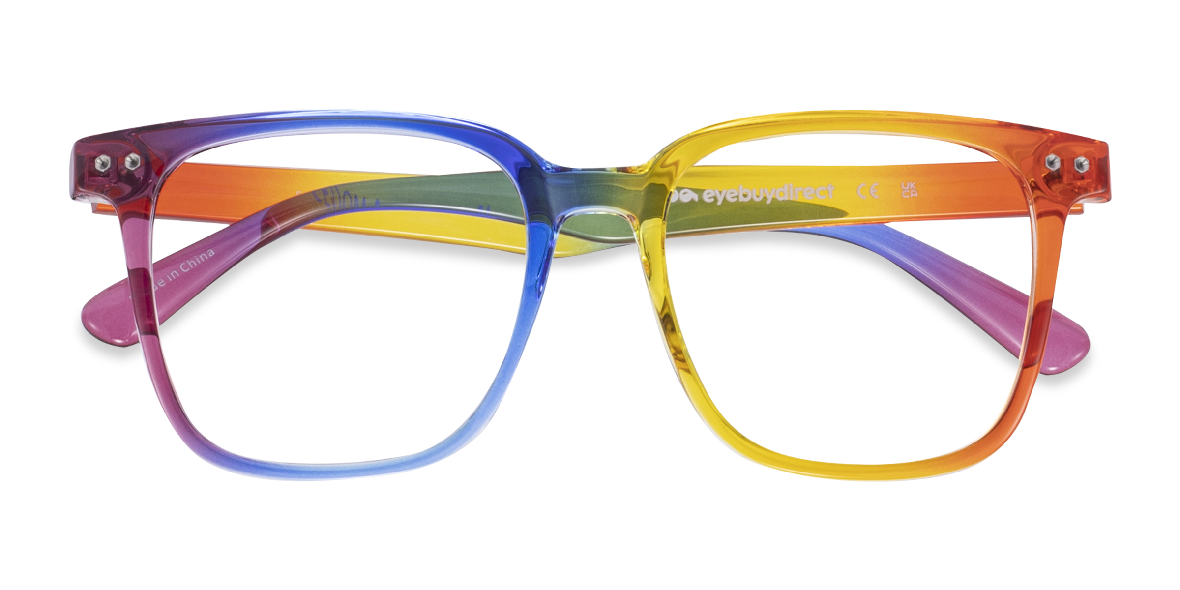 Rainbow Freedom - Plastic Eyeglasses