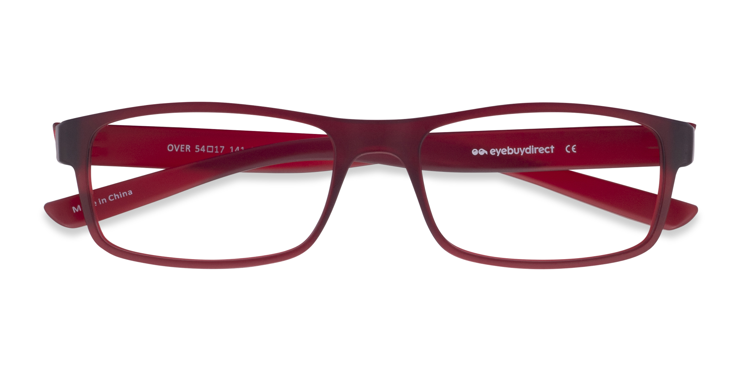 Dark Red Over - Plastique Lunettes de vue