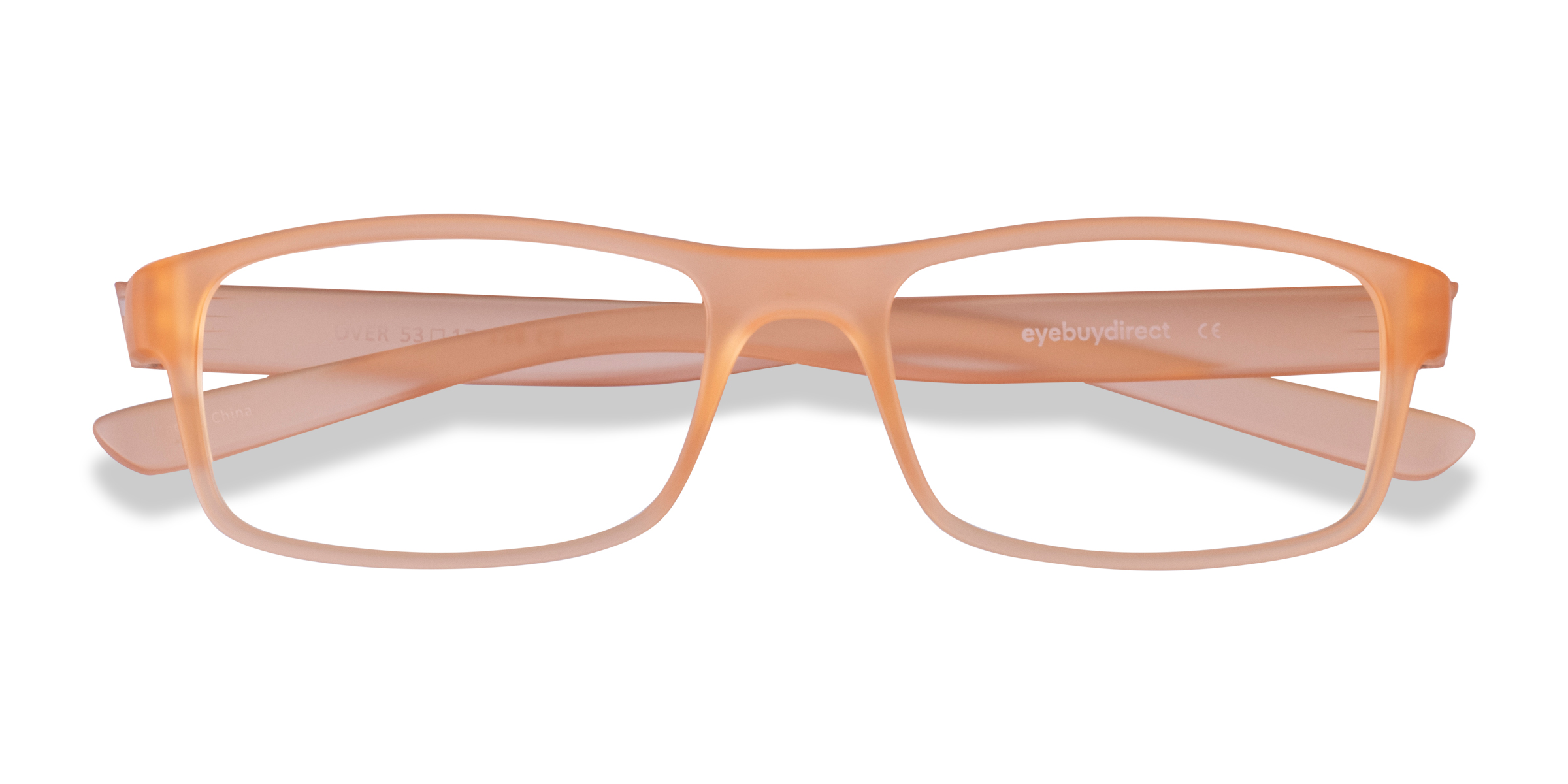 Light Orange Over - Plastic Eyeglasses