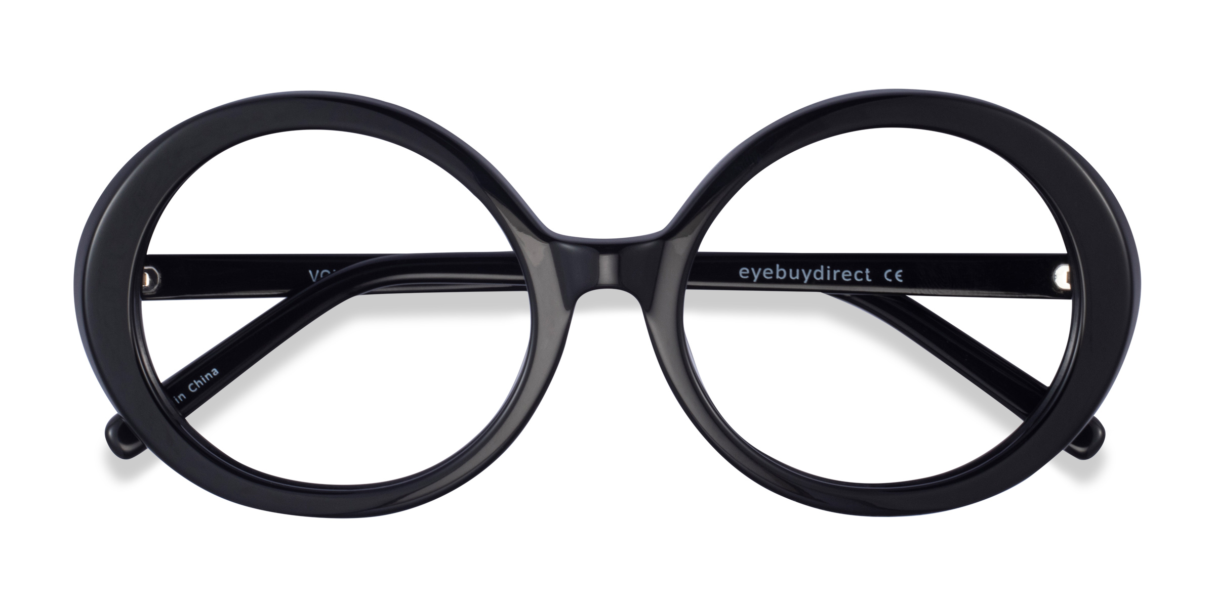 Black Voila - Acetate Eyeglasses