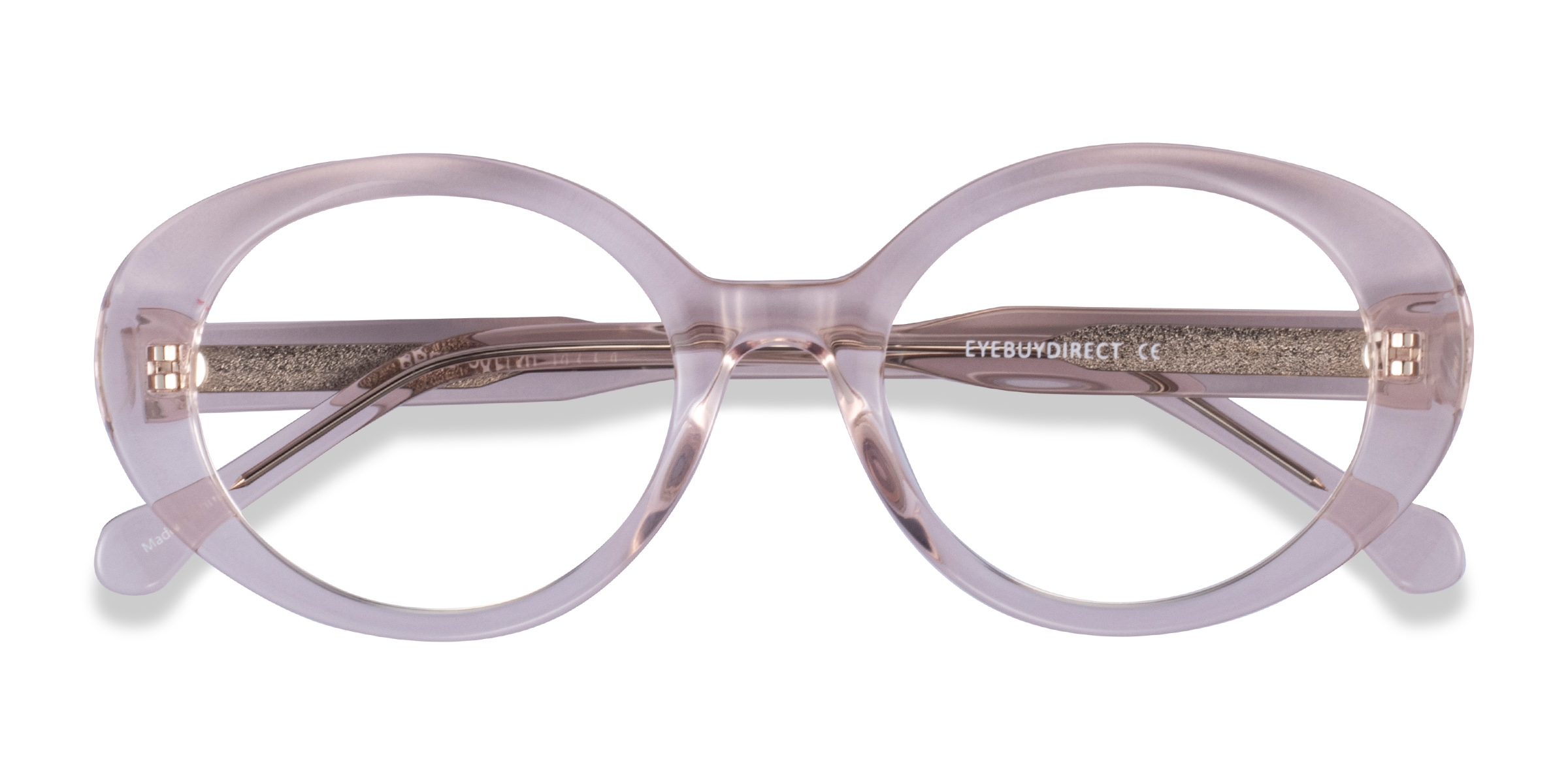 Clear Beige Bree - Acetate Eyeglasses
