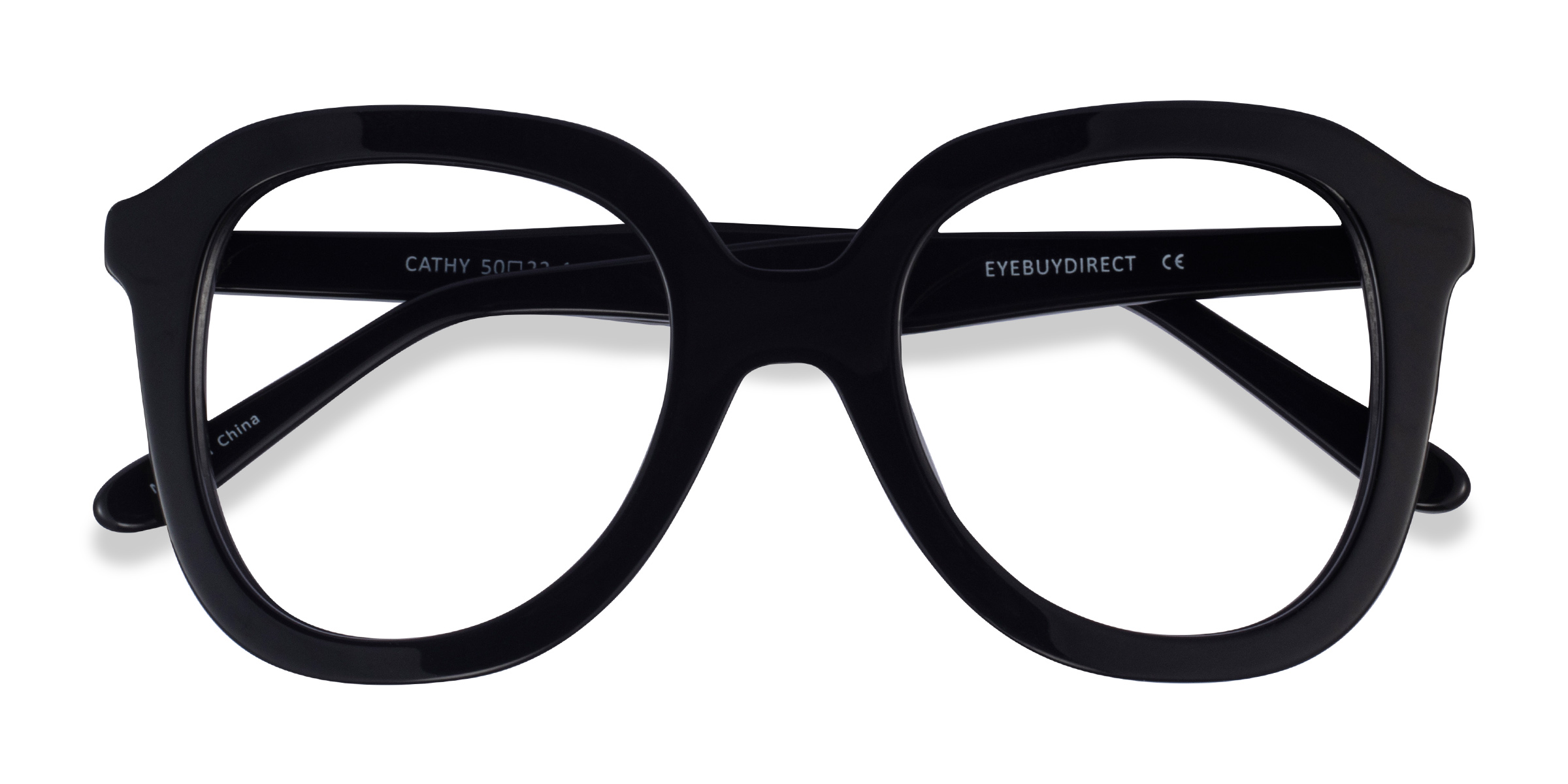 Black Cathy - Acetate Eyeglasses
