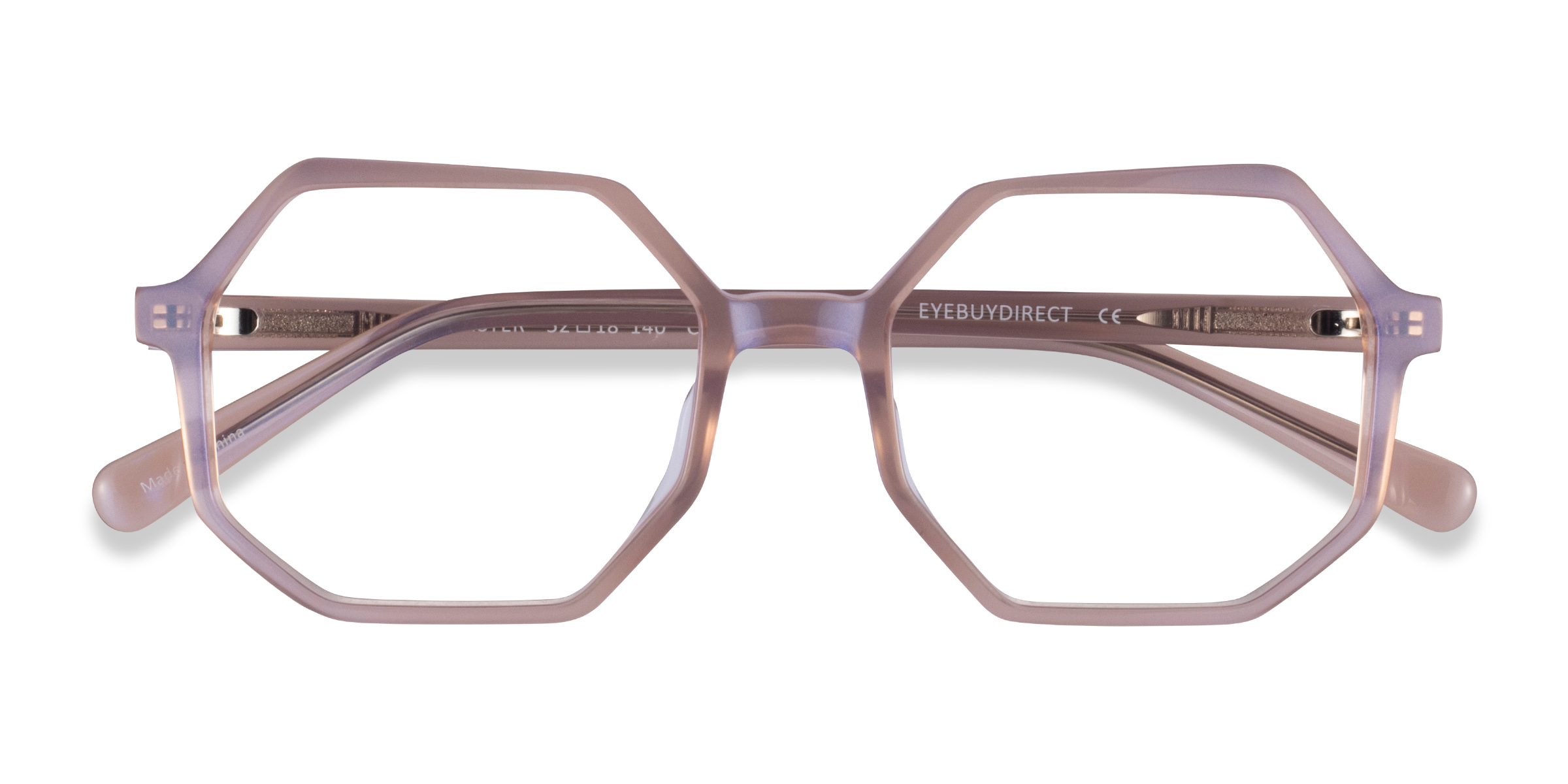 Iridescent Purple Glister - Acetate Eyeglasses