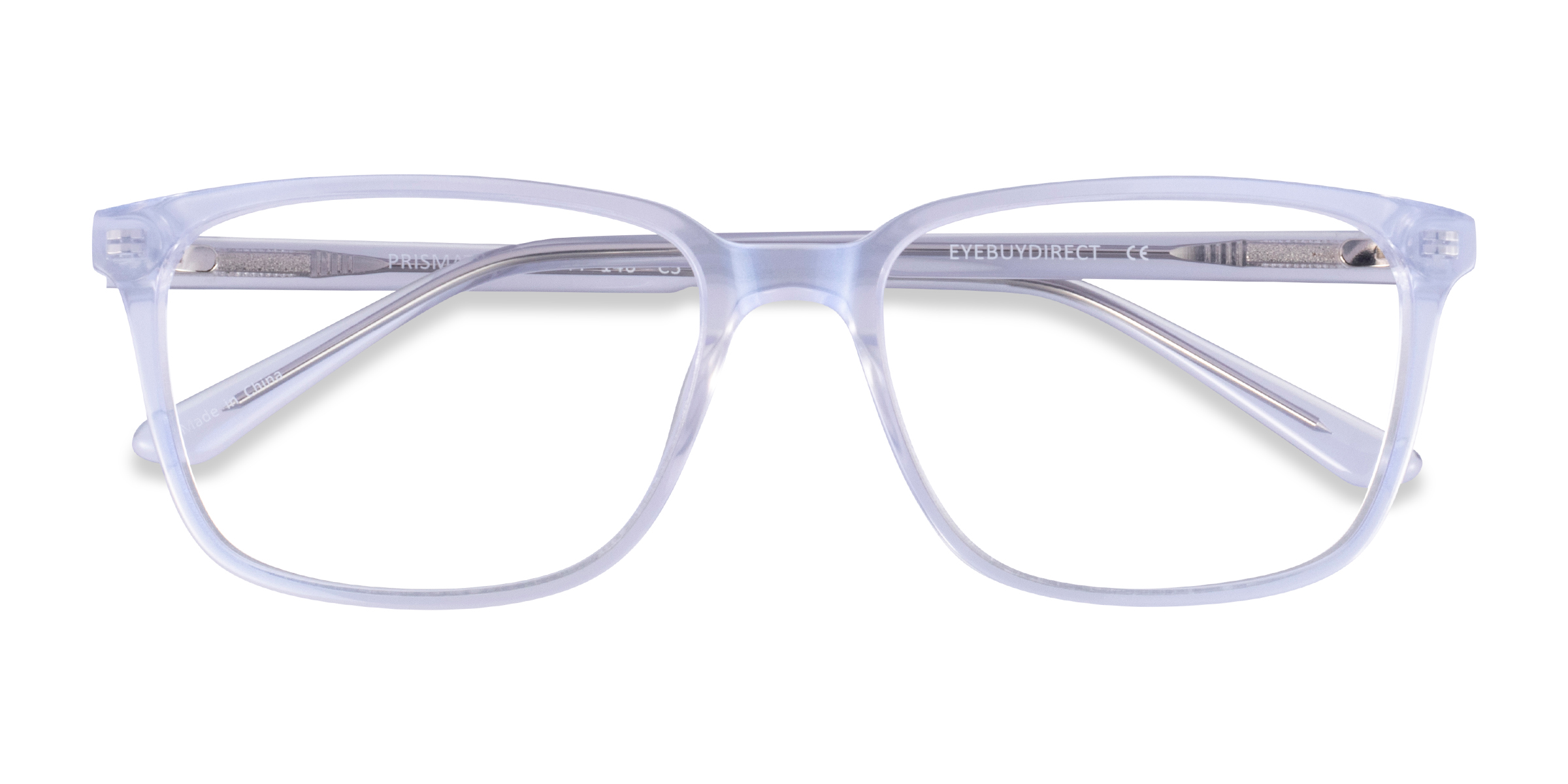 Iridescent Clear Prismatic - Acetate Eyeglasses