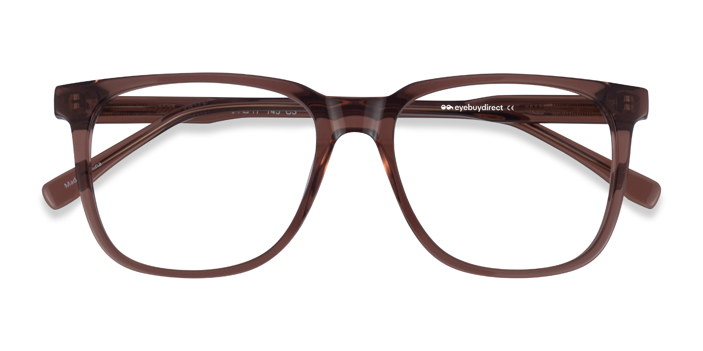 Clear Brown Latitude - Acetate Eyeglasses