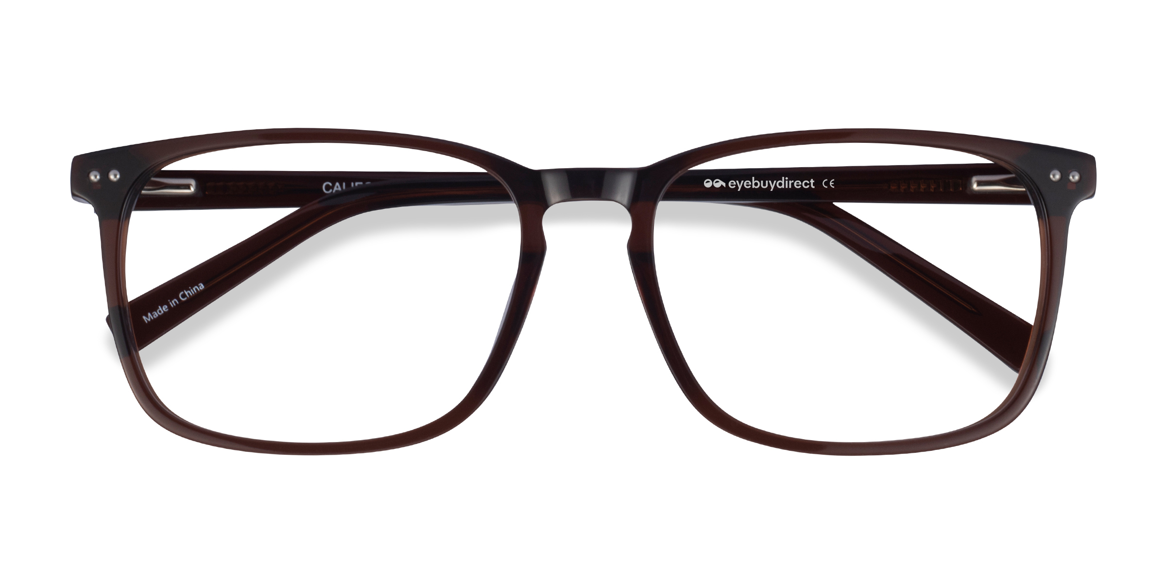 Clear Brown California - Acetate Eyeglasses