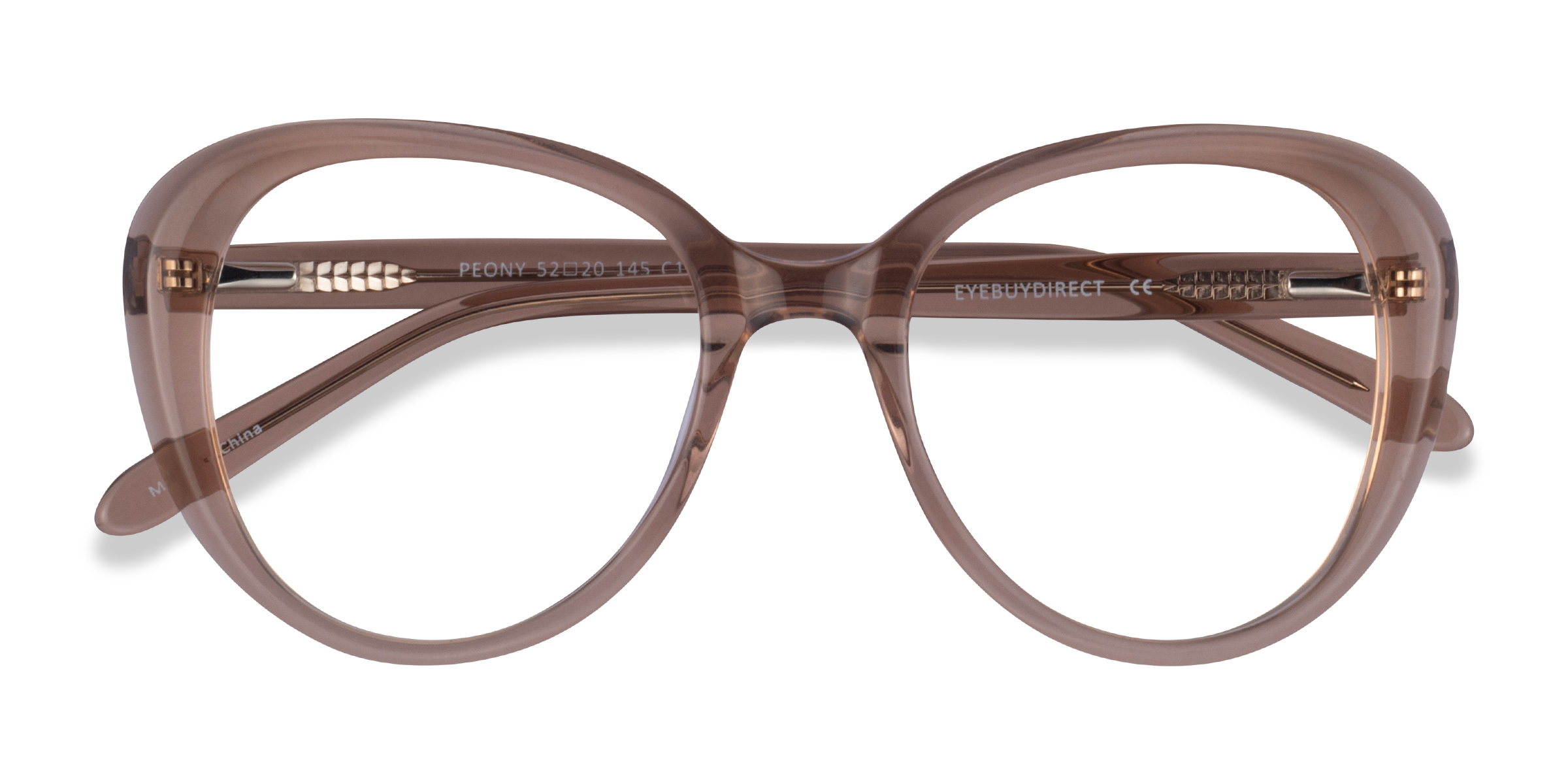 Clear Brown Peony -  Acétate Lunettes de vue